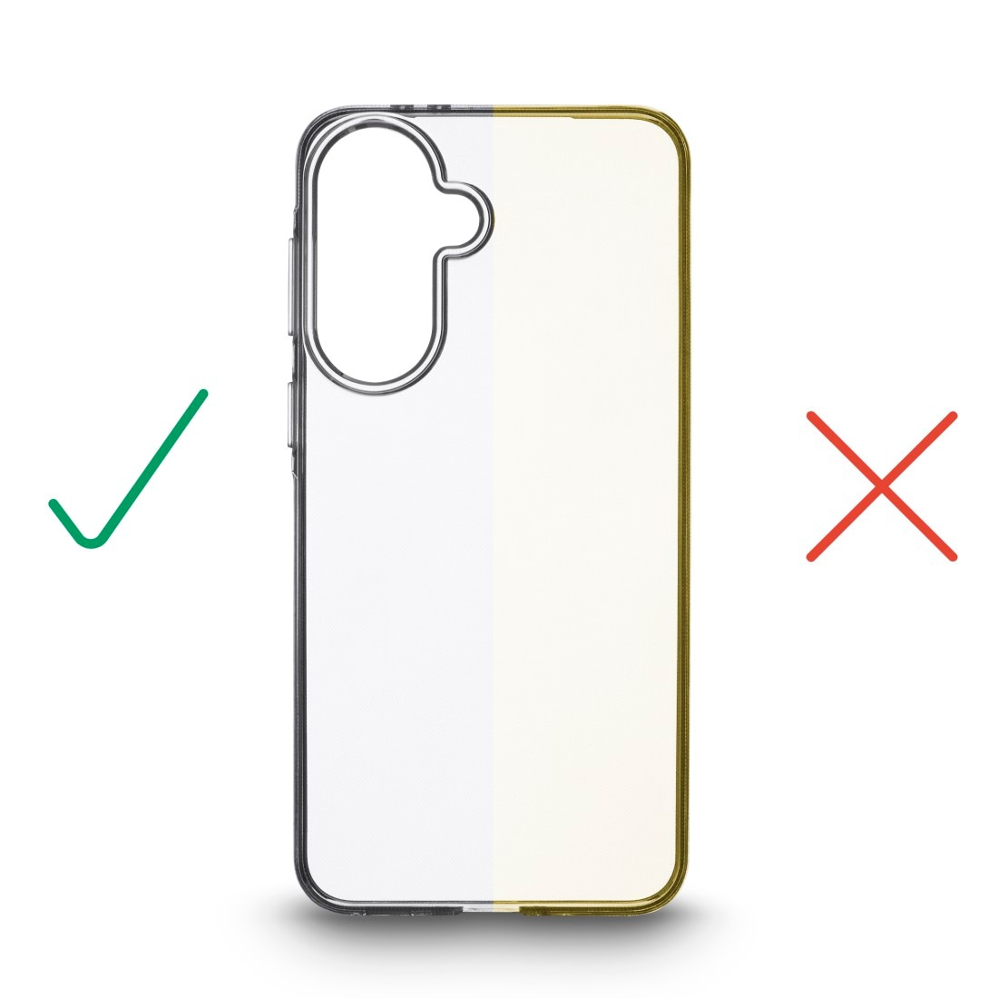 Hama Handyhülle »Handyhülle TPU transparent für Samsung Galaxy A37 5G« Smartphones Anti-Vergilbung, Kratzschutz, Anti-Rutsch, Kameraschutz