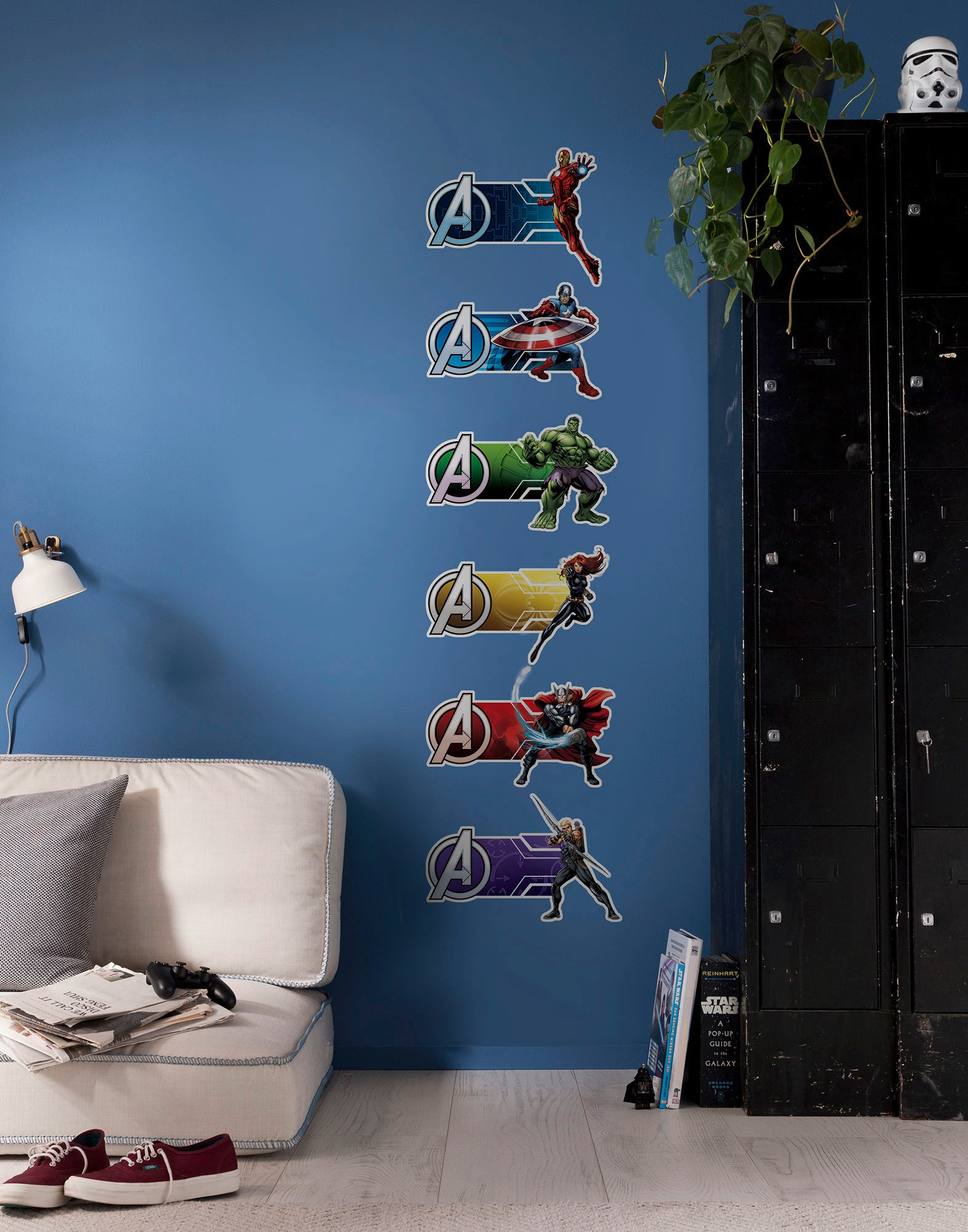 Komar Wandtattoo »Avengers Plates«, (7 St.), 100x70 cm (Breite x Höhe), selbstklebendes  Wandtattoo online bestellen