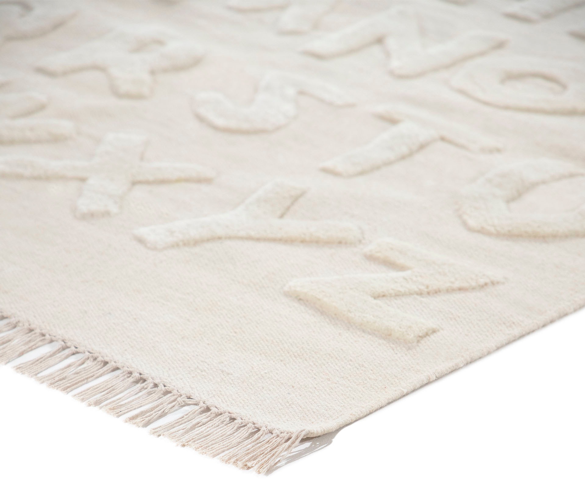 carpetfine Kinderteppich »ABC Alphabet« rechteckig 0,6 mm Höhe