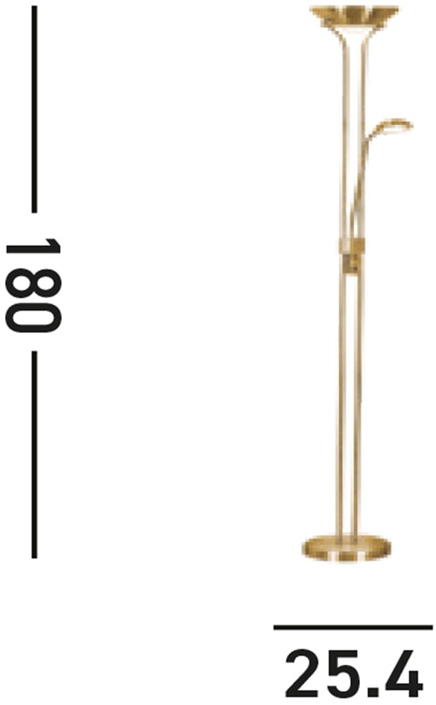 Searchlight Stehlampe »Mother & Child Floor Lamp« LED-Modul 1 Stk. Warmweiß