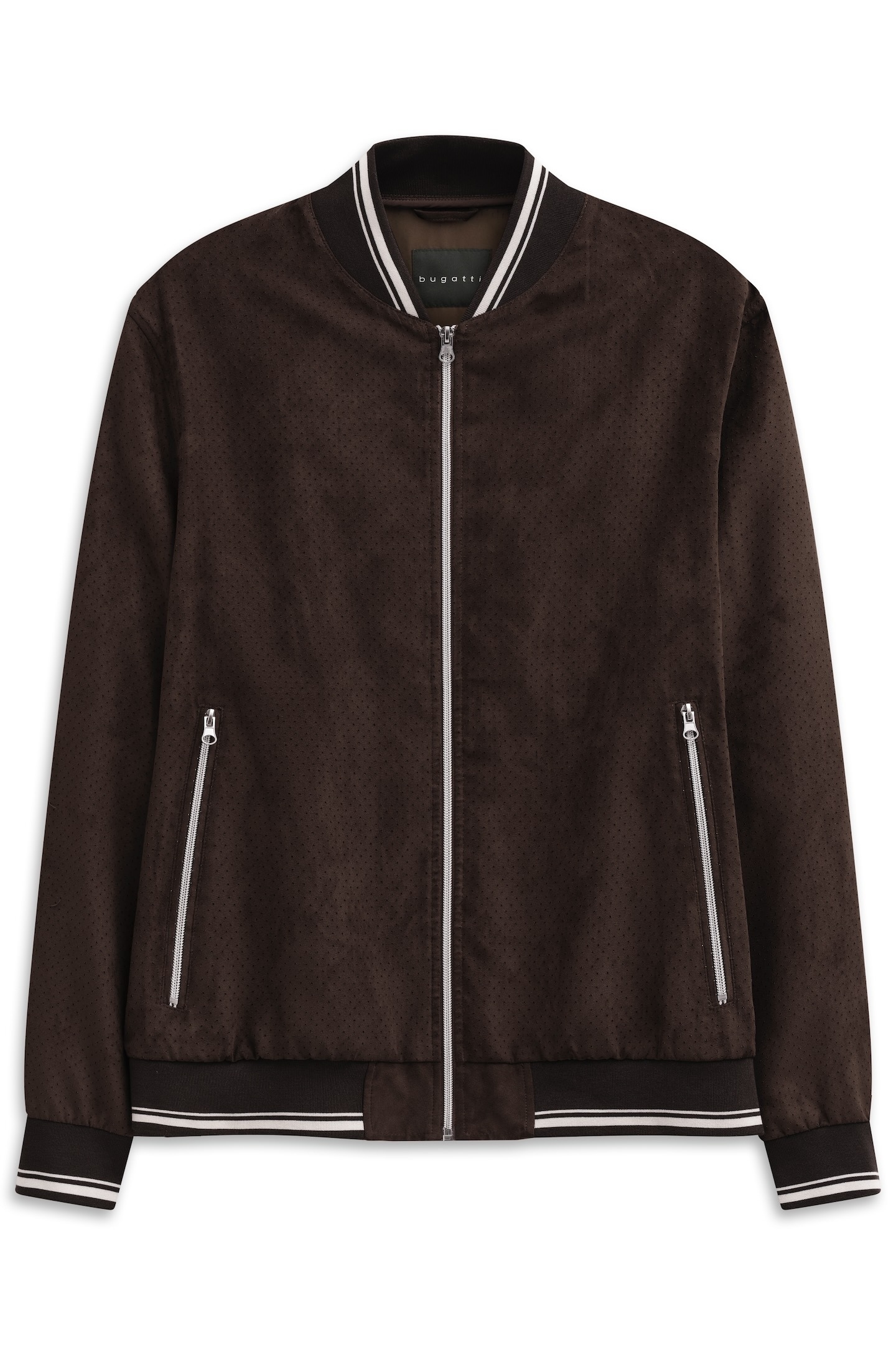 bugatti Collegejacke »Regular Fit« wasserabweisend trotz leicht perforiertem Oberstoff