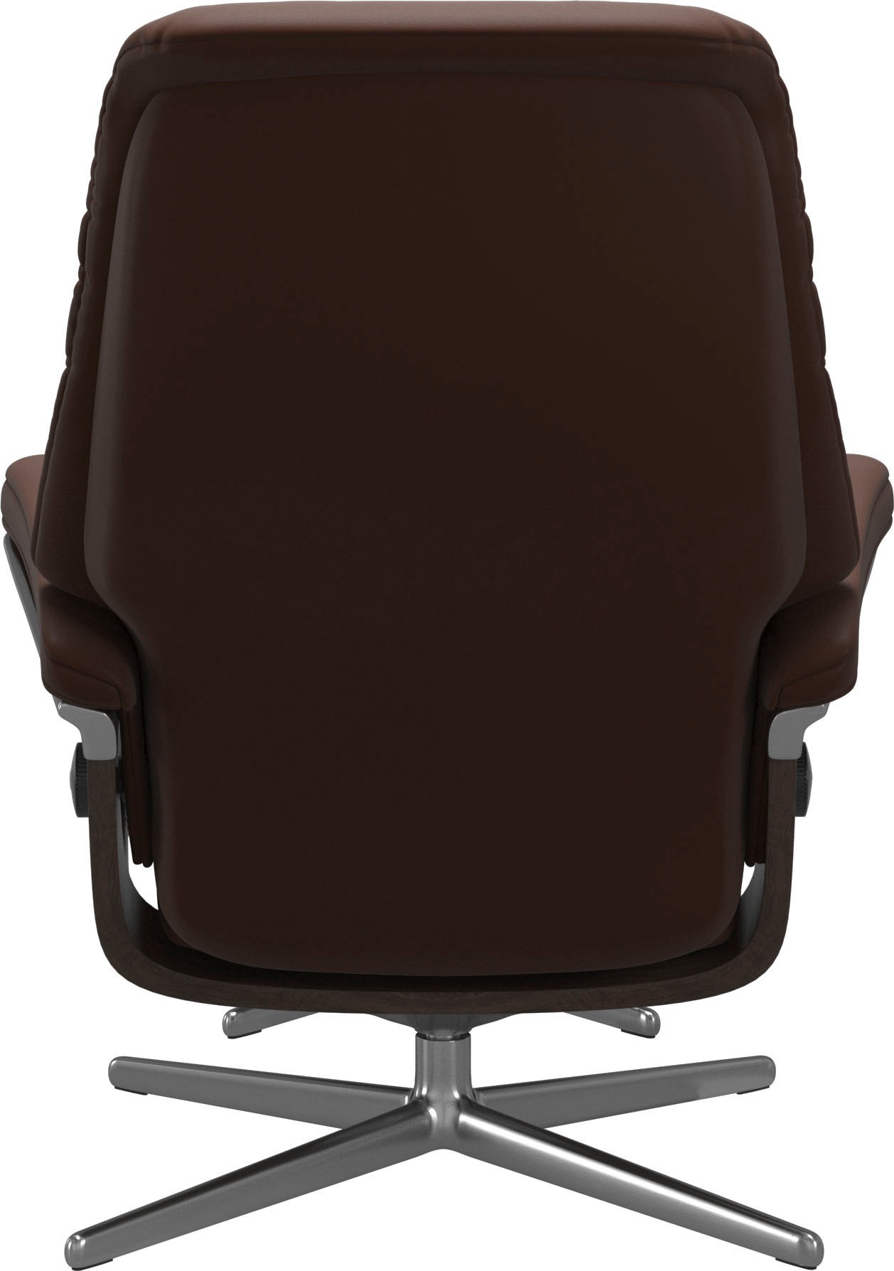 Stressless® Relaxsessel »Sunrise« Set, Relaxsessel mit Hocker,  mit Hocker, mit Cross Base, Größe S, M & L, Holzakzent Wenge