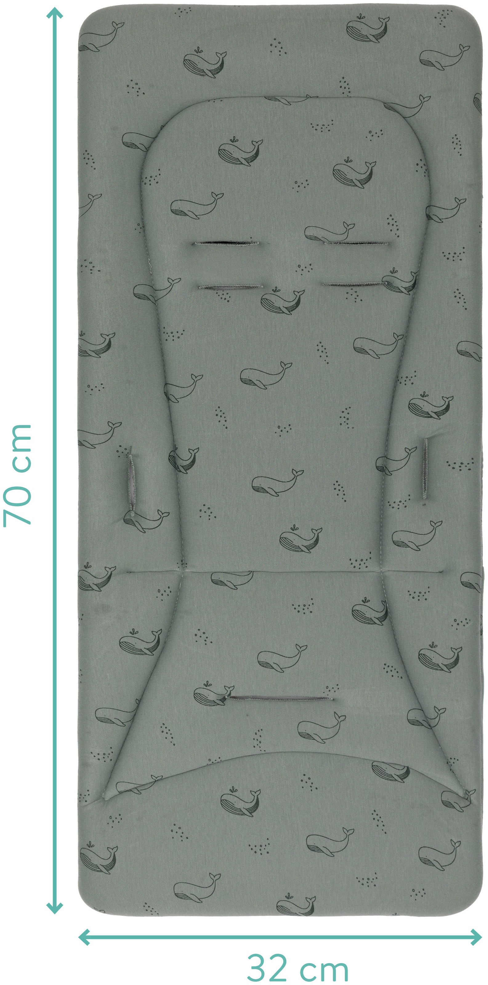 Fillikid Kinder-Sitzauflage »Wendeauflage Liner« für Buggy und Kinderwagen