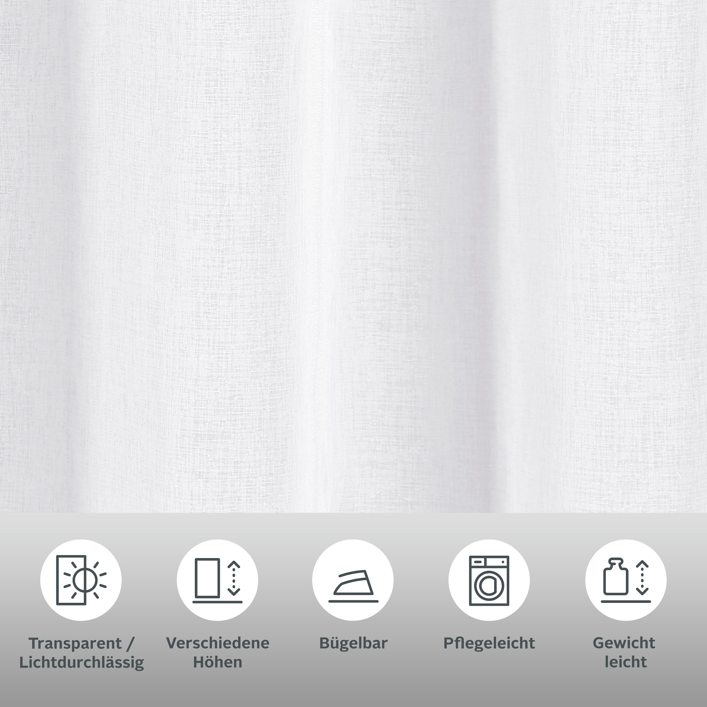 my home Gardine »Dolly«, (1 St.), gewebt, Polyester