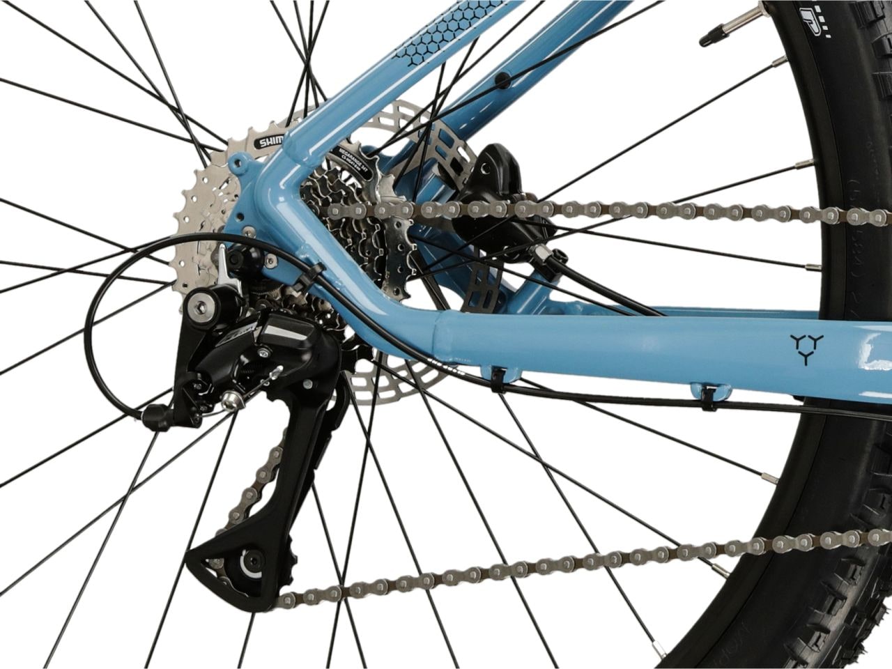 Kross Mountainbike »KROSS Mountainbike Hardtail 29" Hexagon 4.0 blau 16 Gänge« 16 Gang Shimano ACERA M3020 Schaltwerk Kettenschaltung