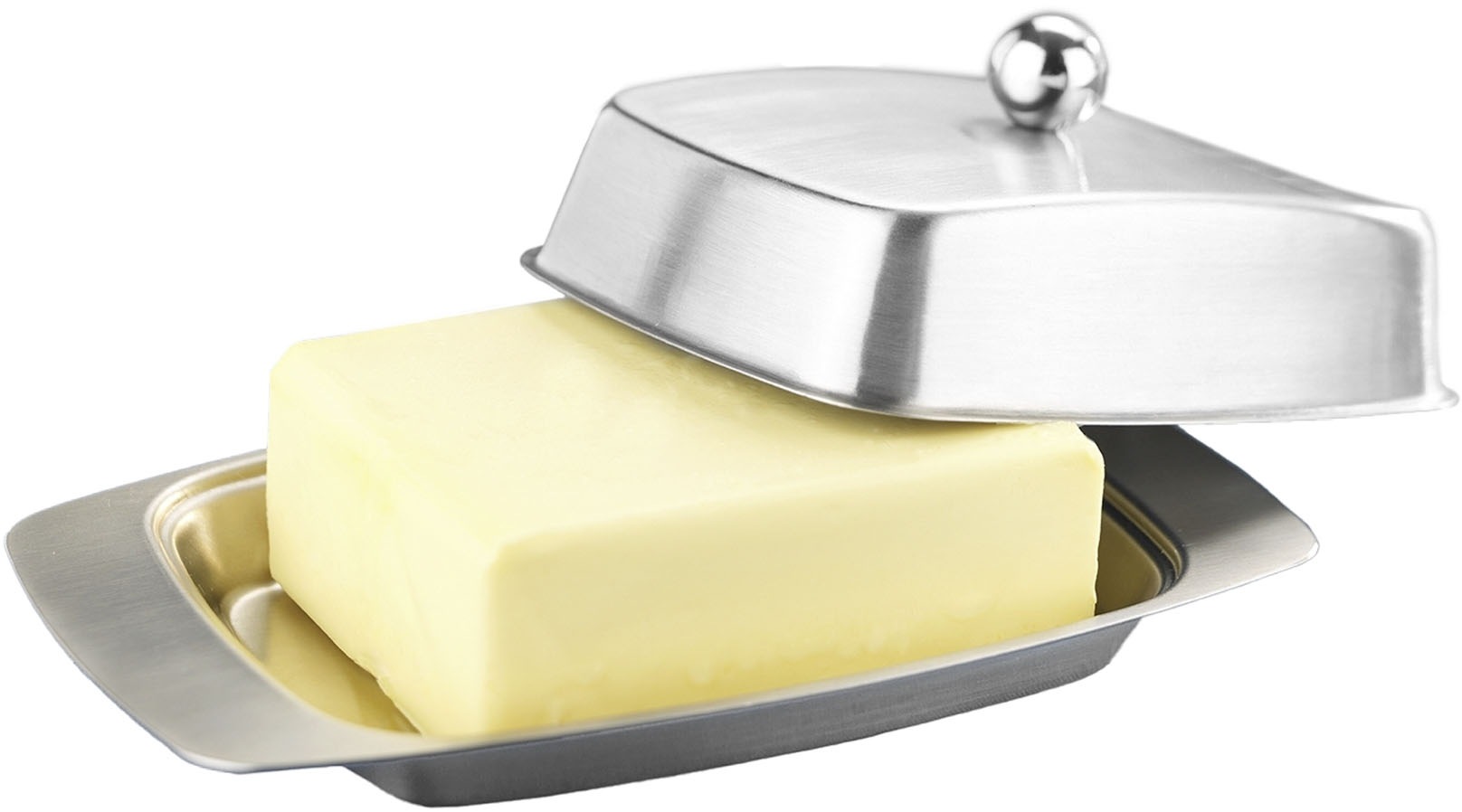 Maximex Butterdose »Edelstahl«, (1 tlg.), Butterbehälter für 250 g Butter z günstig online kaufen