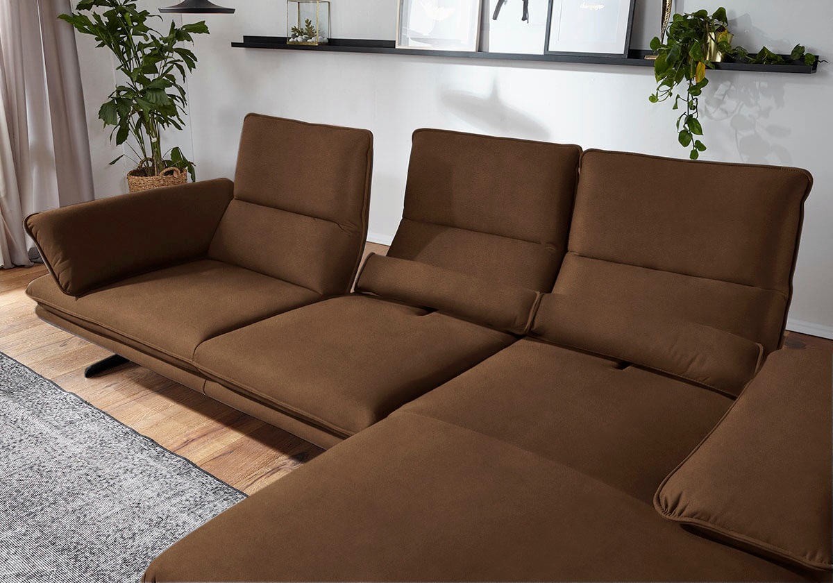 W.SCHILLIG Ecksofa "broadway, Designsofa mit tollem Sitzkomfort, L-Form", S günstig online kaufen