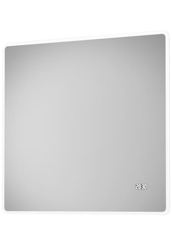 Talos Badspiegel »Sun«, BxH: 80x70 cm, energiesparend, mit Digitaluhr kaufen