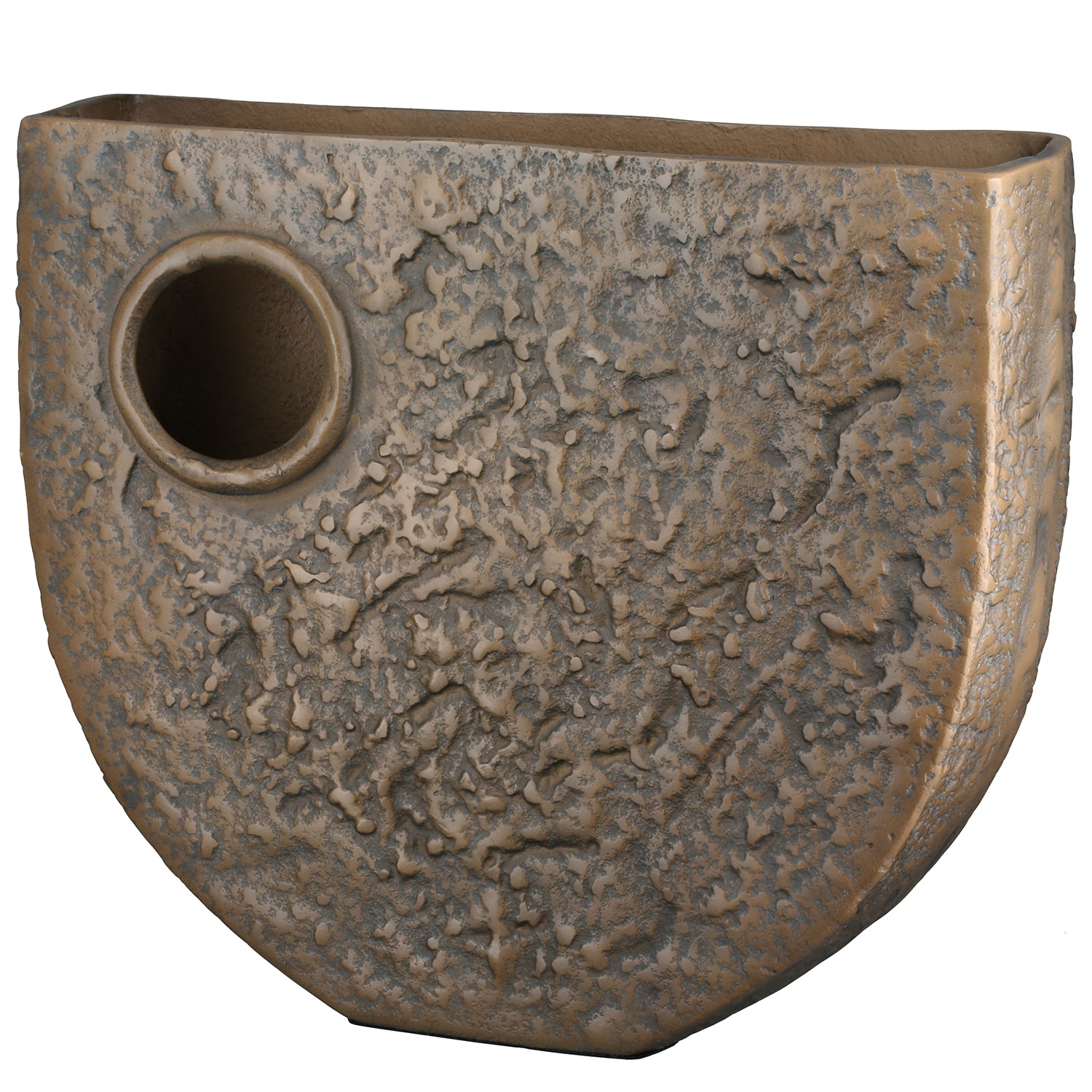 GILDE Tischvase »Vase Purton braun H. 26 cm« Dekovase, Purton, Filzboden, Tischdekoration, stilvoll, hochwertig