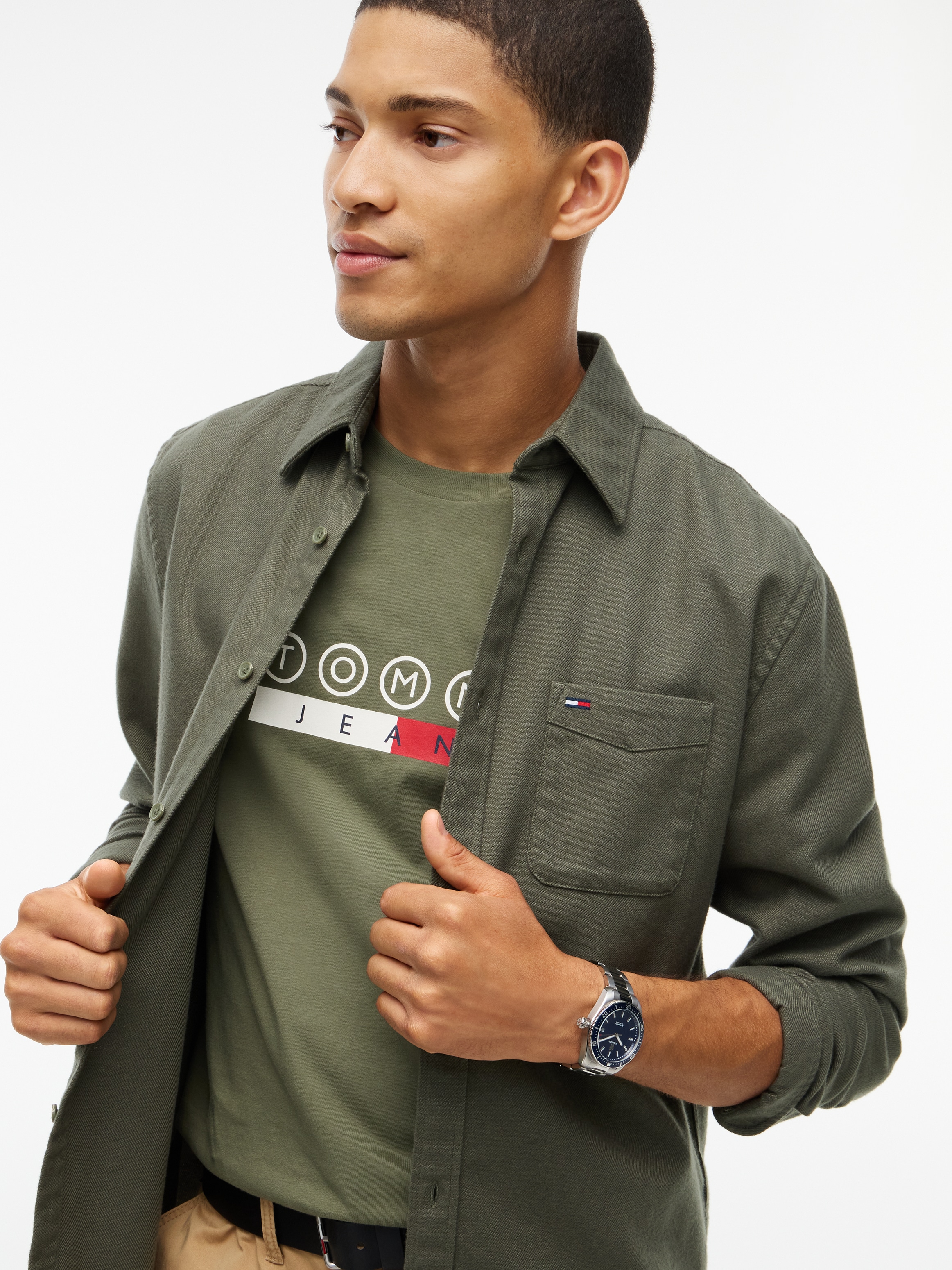 Tommy Jeans Flanellhemd »TJM REGULAR FLANNEL«