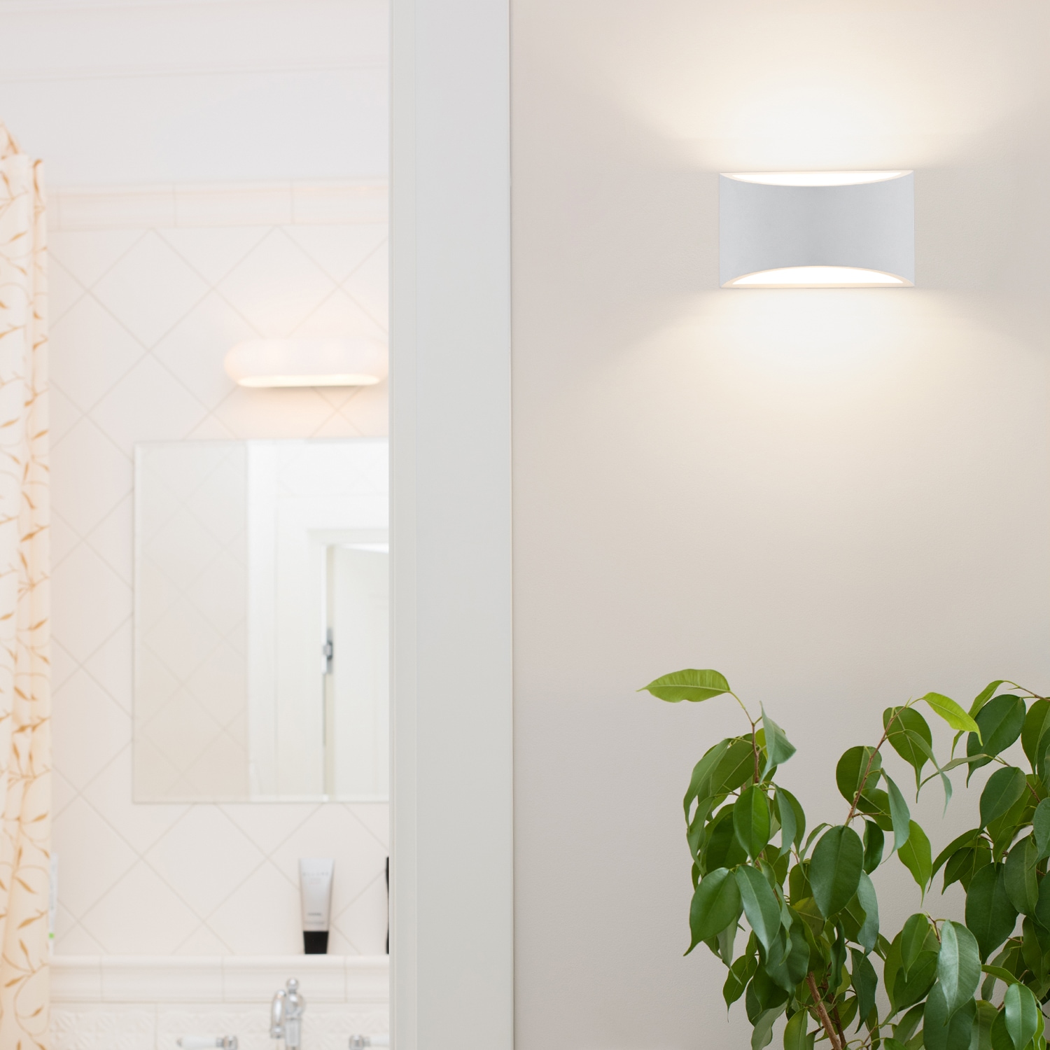 Paco Home Wandleuchte »MARIE«, 1 flammig, Leuchtmittel G9 | ohne Leuchtmittel, LED Innen Wandlampe Flur Lampe Indirektes Licht Up Down Effekt G9