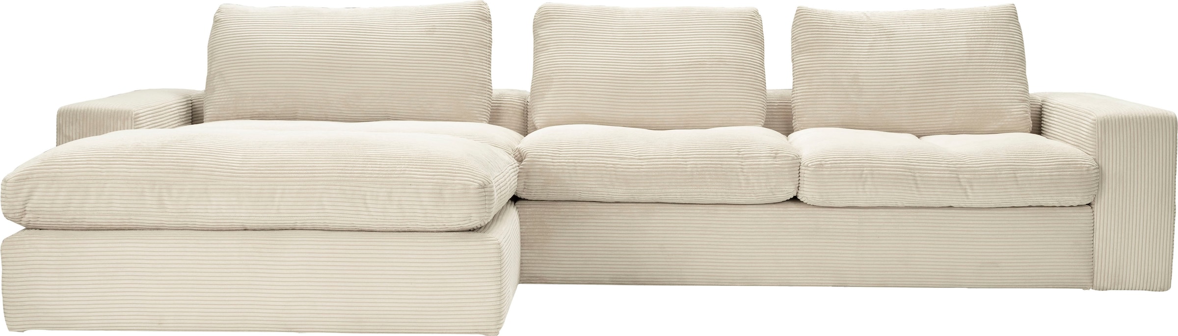 alina Ecksofa »Sandy« mit Recamiere, in modernem Cordstoff