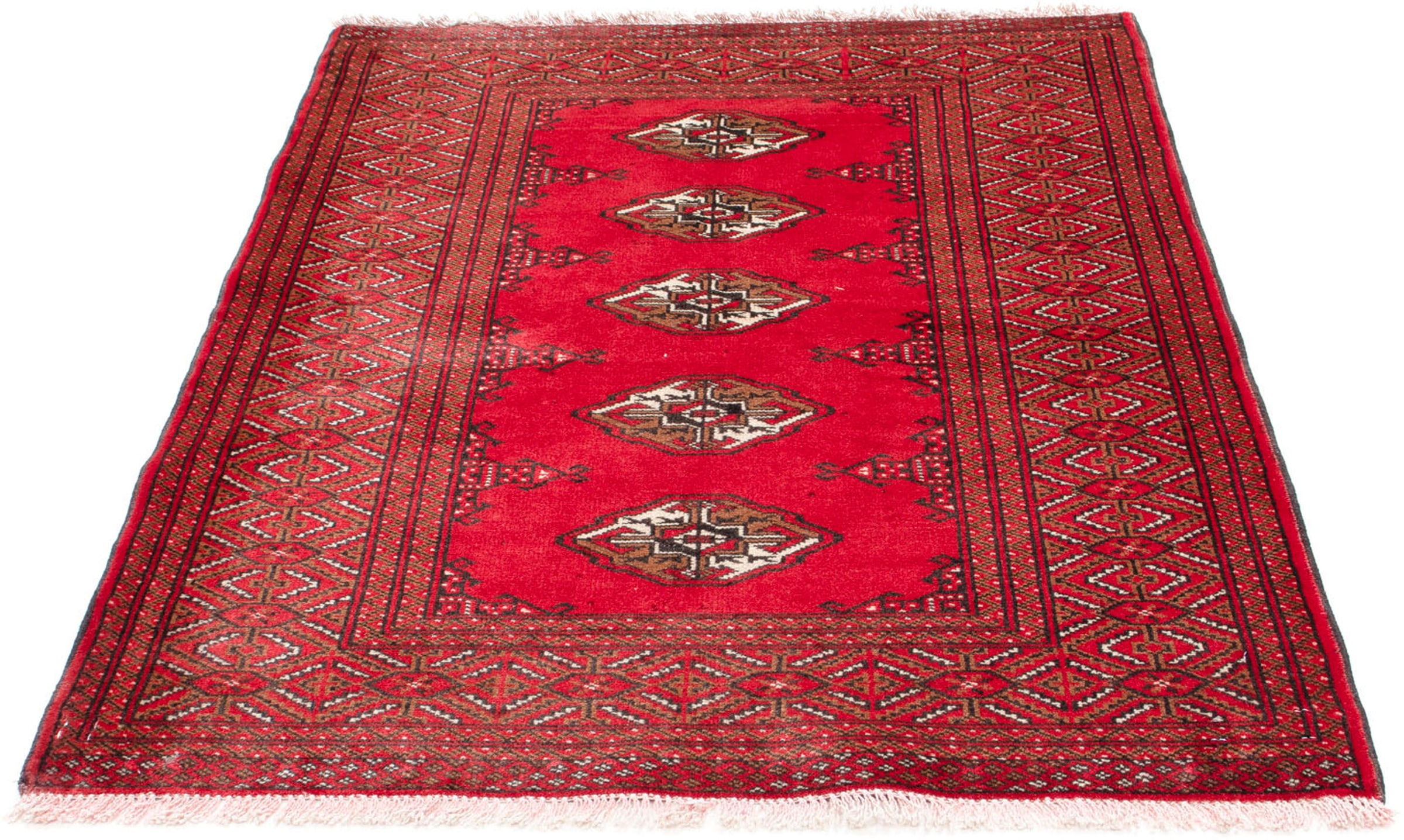 morgenland Orientteppich »Belutsch - 144 x 103 cm - rot«, rechteckig, 8 mm günstig online kaufen