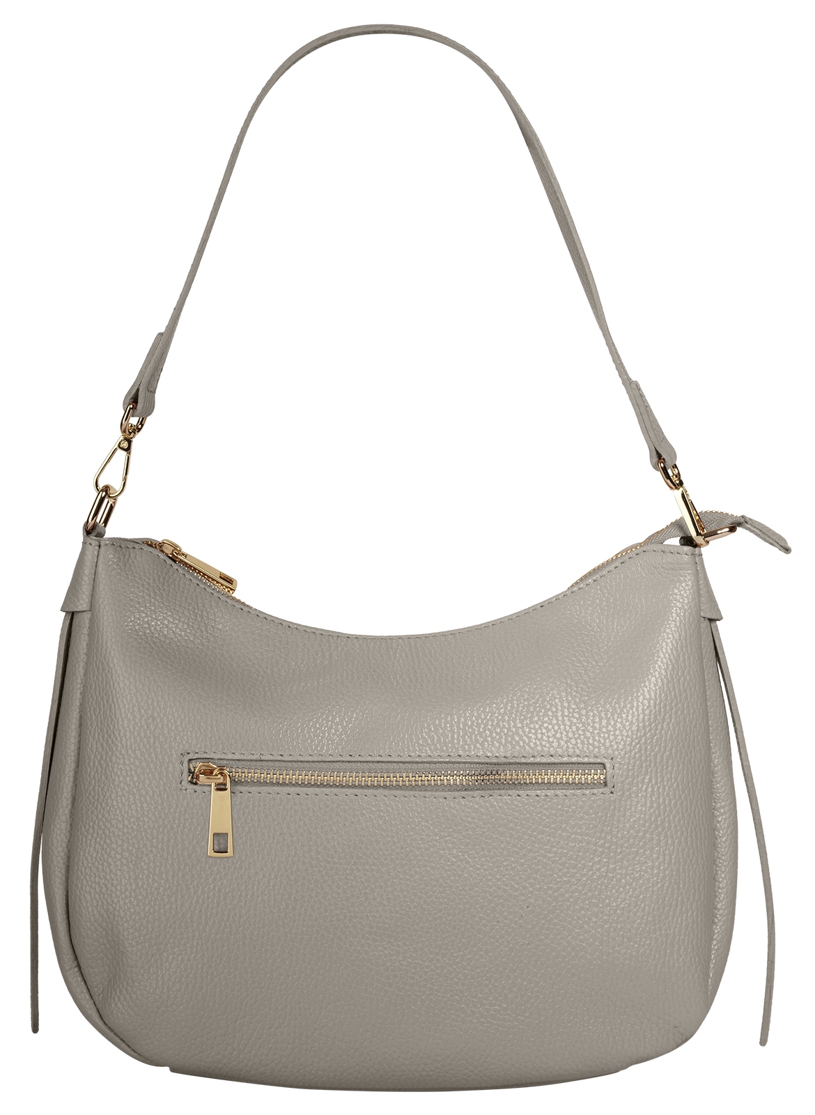 Cluty Umhängetasche, echt Leder, Made in Italy