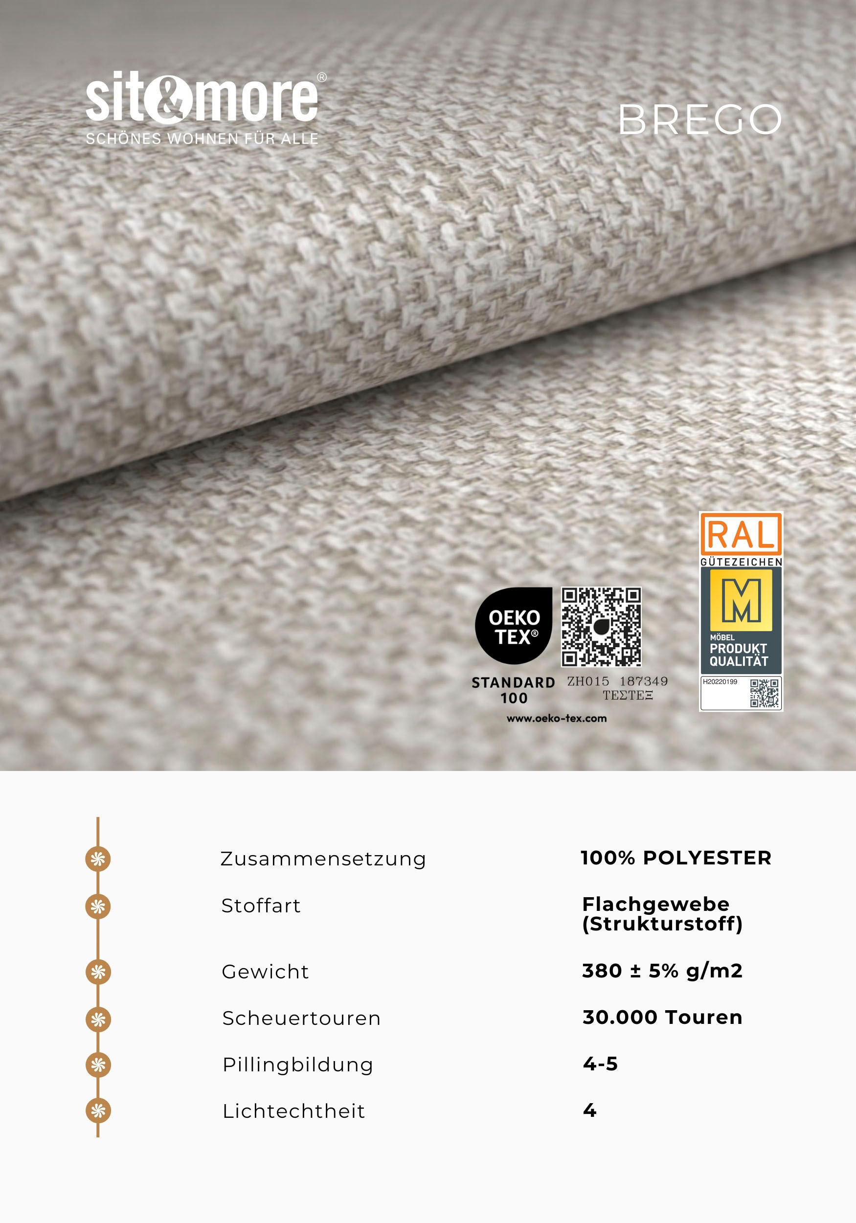 sit&more Polsterhocker »Chelsea, B: 103 cm« mit praktischem Stauraum
