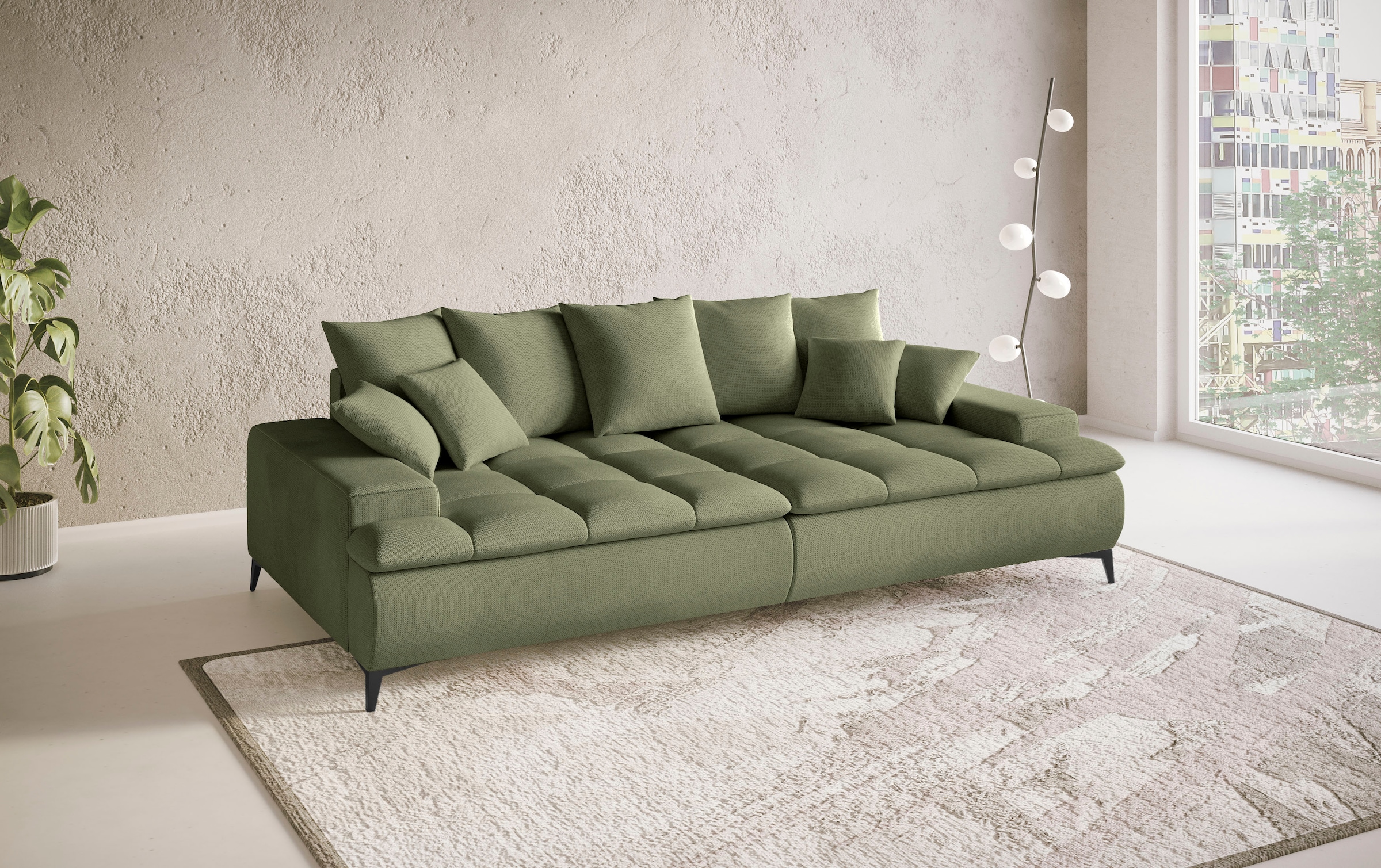Mr. Couch Big-Sofa »Haiti III«, Mit Kaltschaum, bis 140 kg belastbar