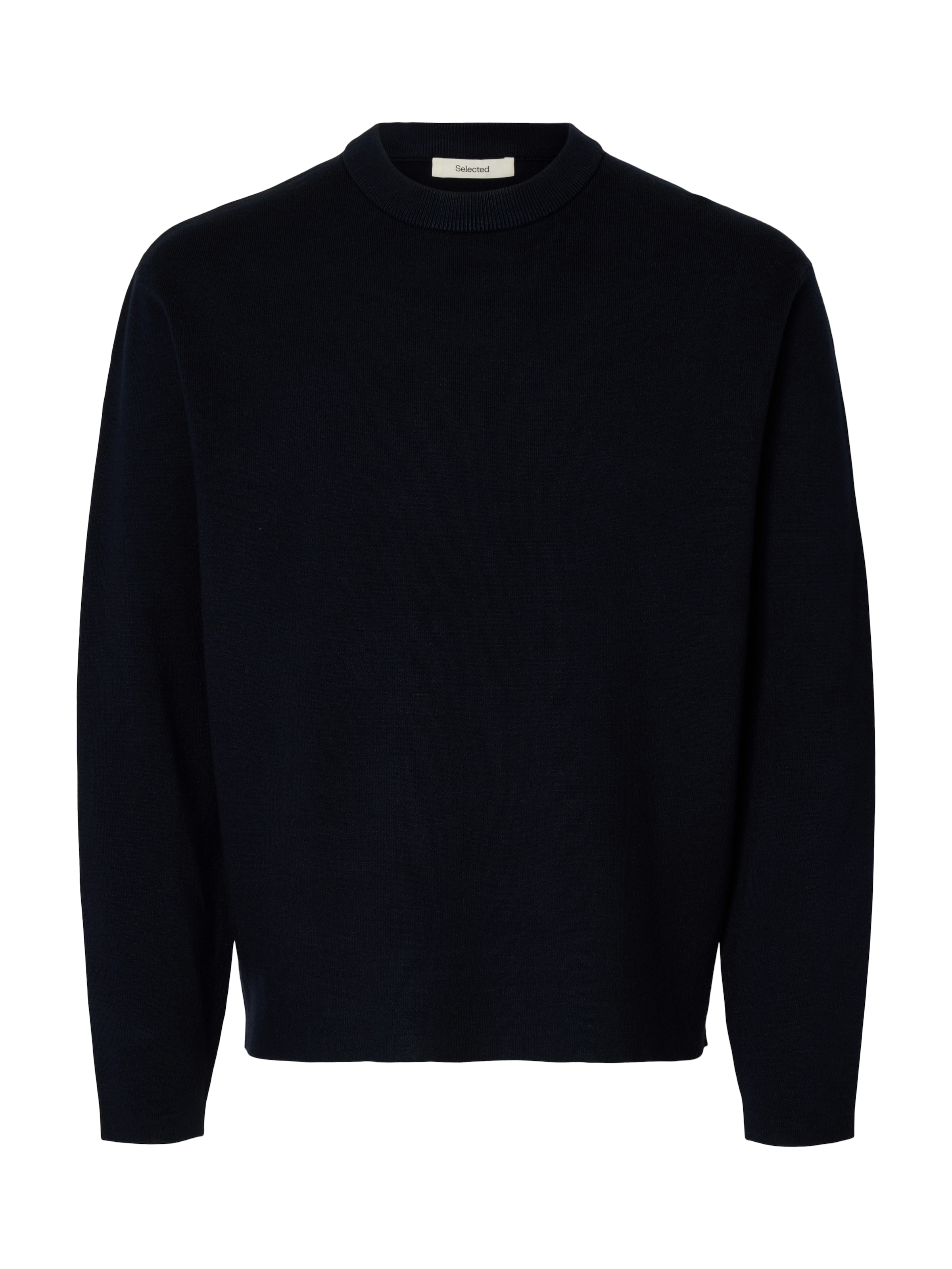 SELECTED Rundhalspullover »SLMTELLER FN CREW NECK NOOS« Viskosemischung, regular fit