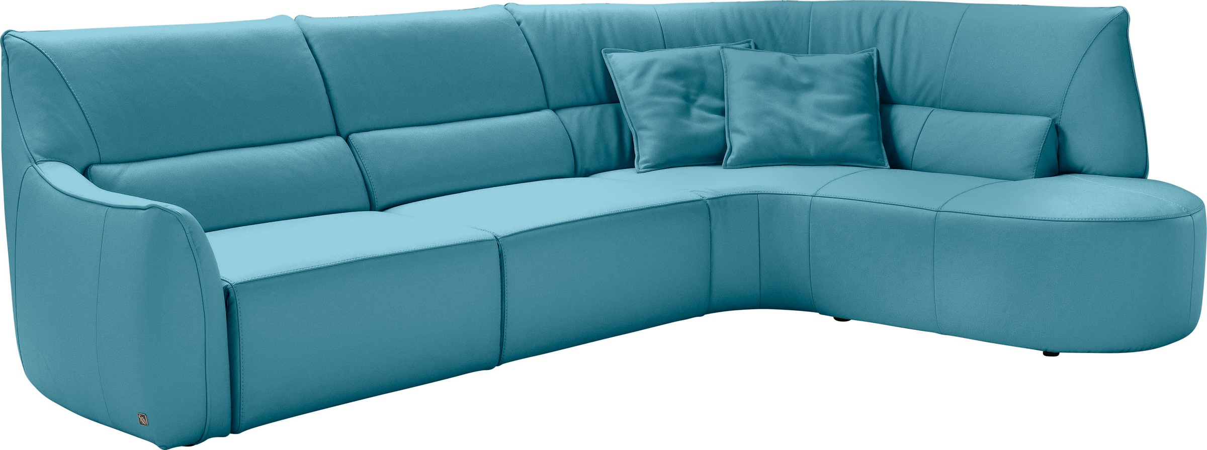 Egoitaliano Ecksofa »Puffy, extravagant & edel, Retro Designsofa, hoher Sit günstig online kaufen