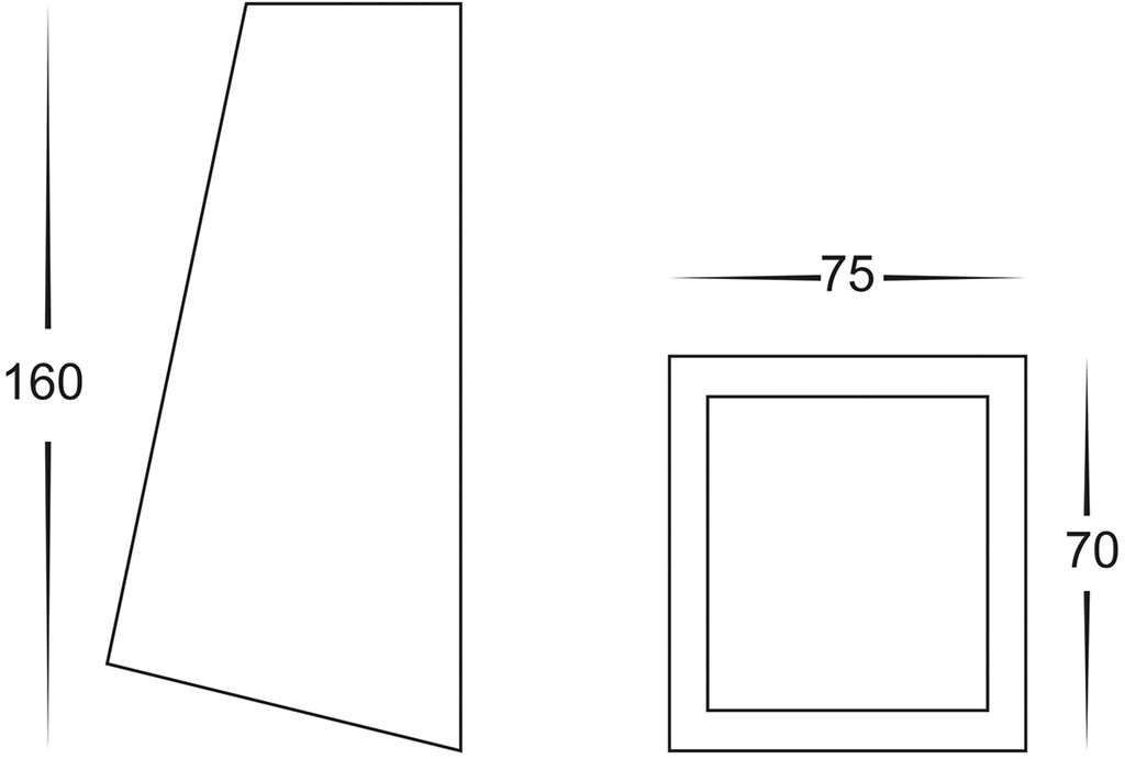Havit Lighting LED Wandleuchte »TAPER«, Schutzart IP44, für Leuchtmittel GU10