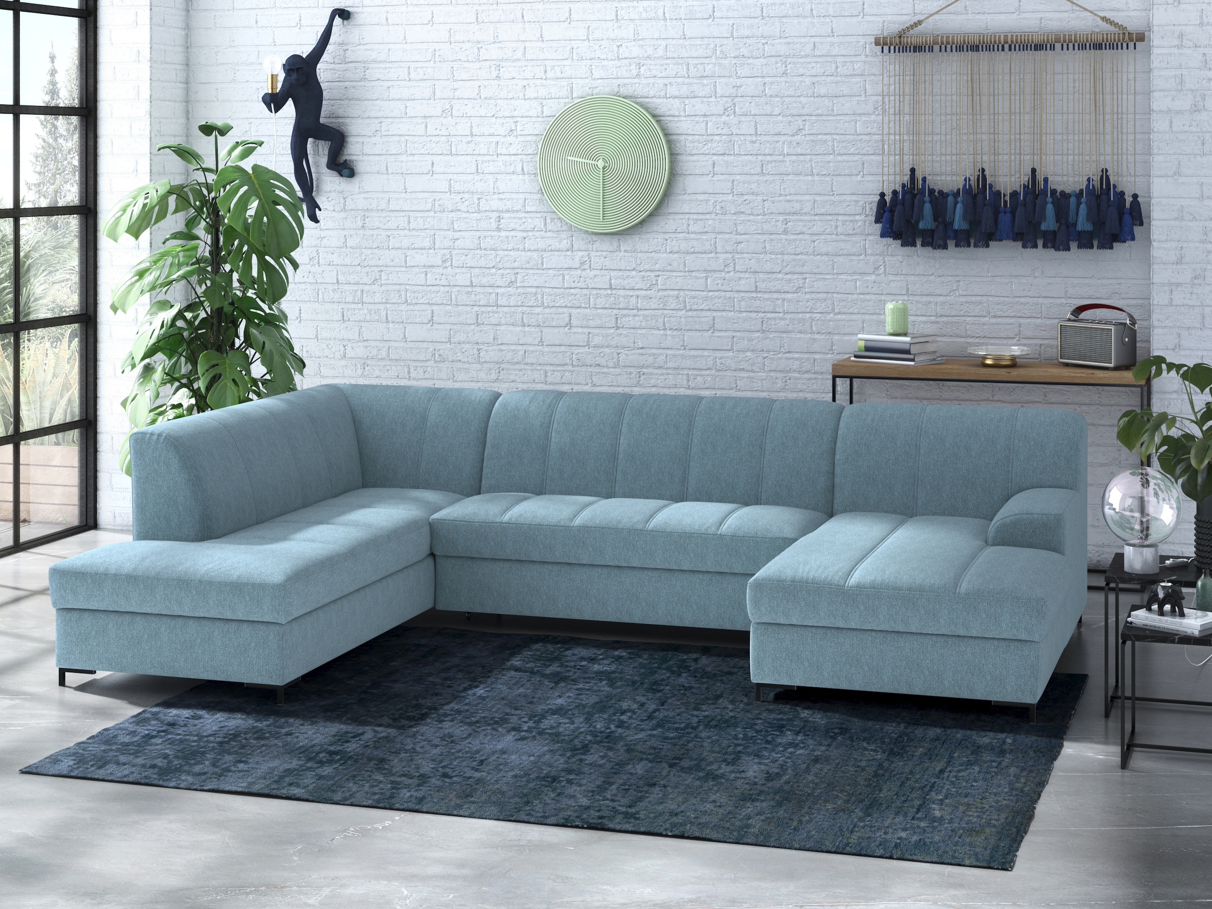 INOSIGN Wohnlandschaft »Balme, moderne Formensprache, zeitloses Design, U-F günstig online kaufen