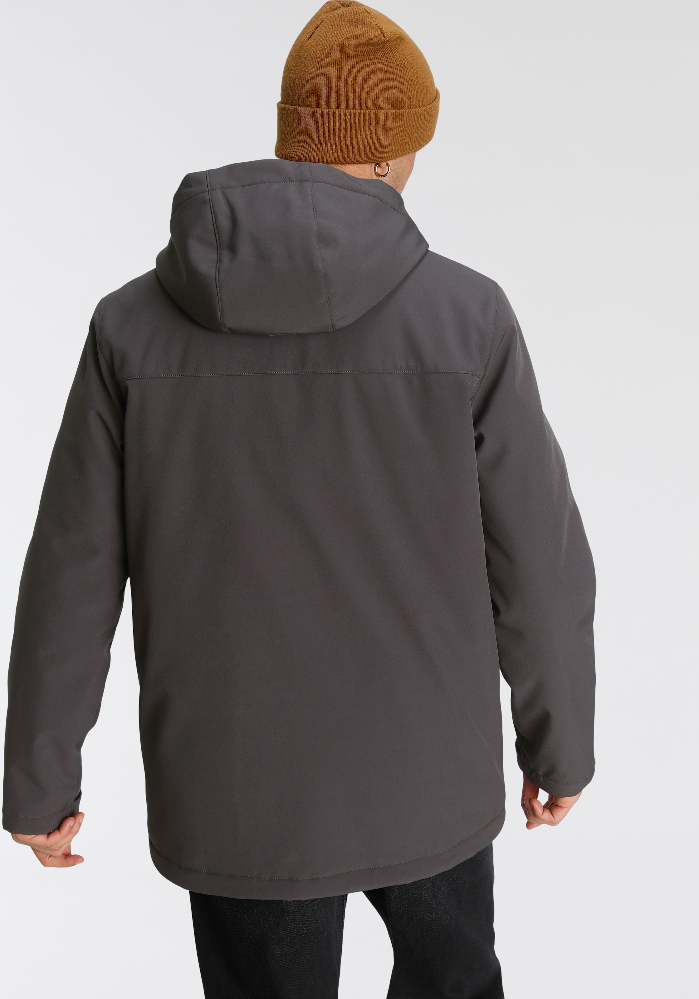 Polarino Winterjacke mit Kapuze atmungsaktiv,  wasserabweisend,  winddicht