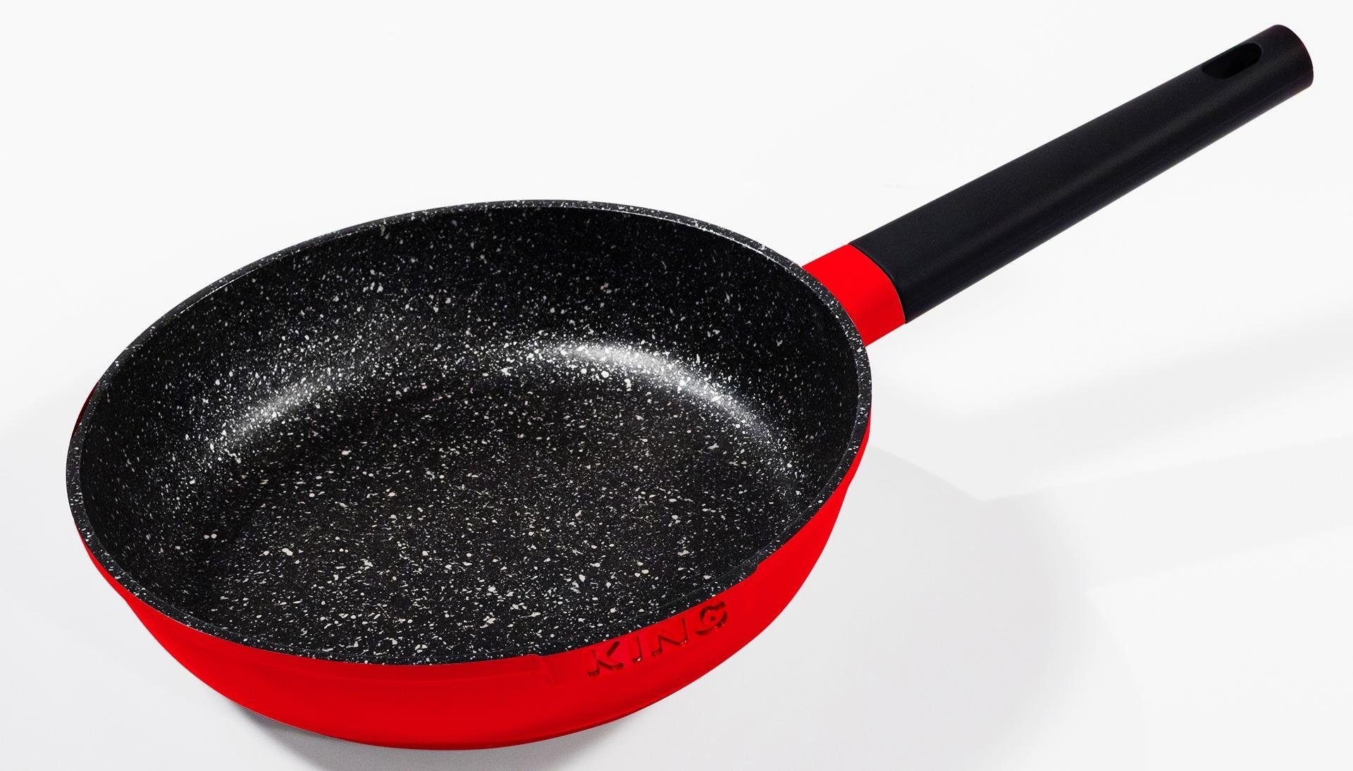 KING Bratpfanne »Shine Red«, Aluminiumguss, (1 tlg.), Induktion günstig online kaufen