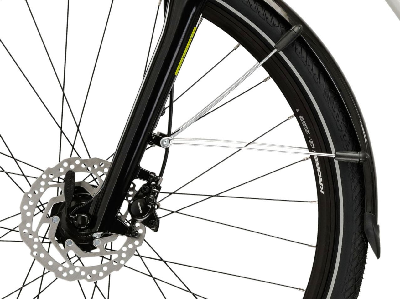 Kross Trekkingrad »Herren-Trekkingrad 28" Trans 5.0 Grau 18 Gänge« 18 Gang Shimano CUES U3020 Schaltwerk Kettenschaltung