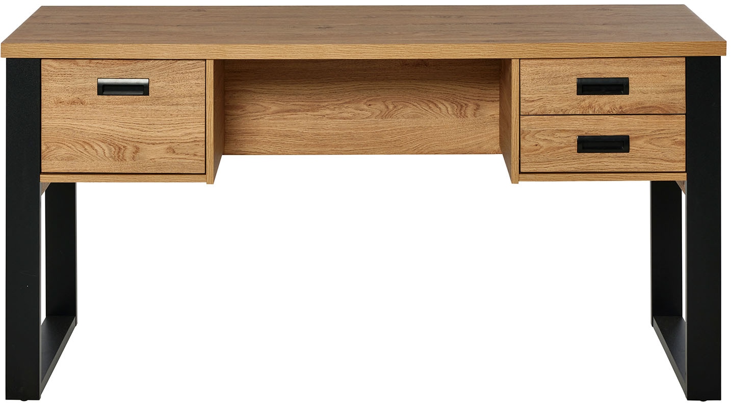 Jahnke Schreibtisch »RIVA D 150«, (1 St.), große Arbeitsfläche, Stauraum, M günstig online kaufen