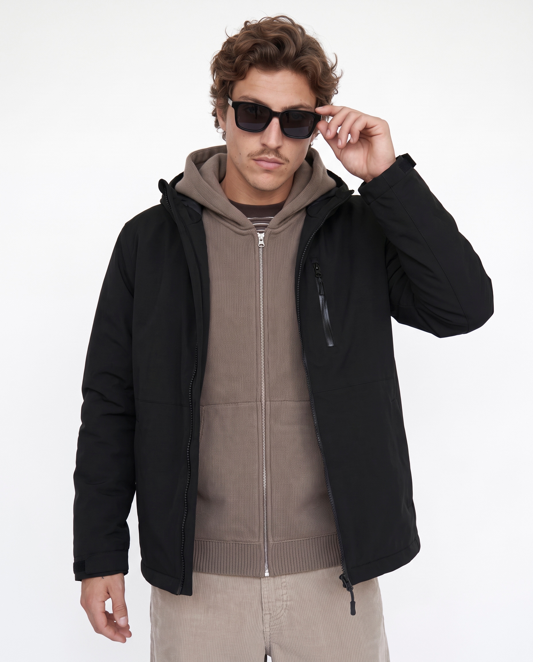 Jack & Jones Funktionsjacke »JCOLEGACY TECHNICAL SHELL JACKET SN« mit Kapuze Kunstfaser