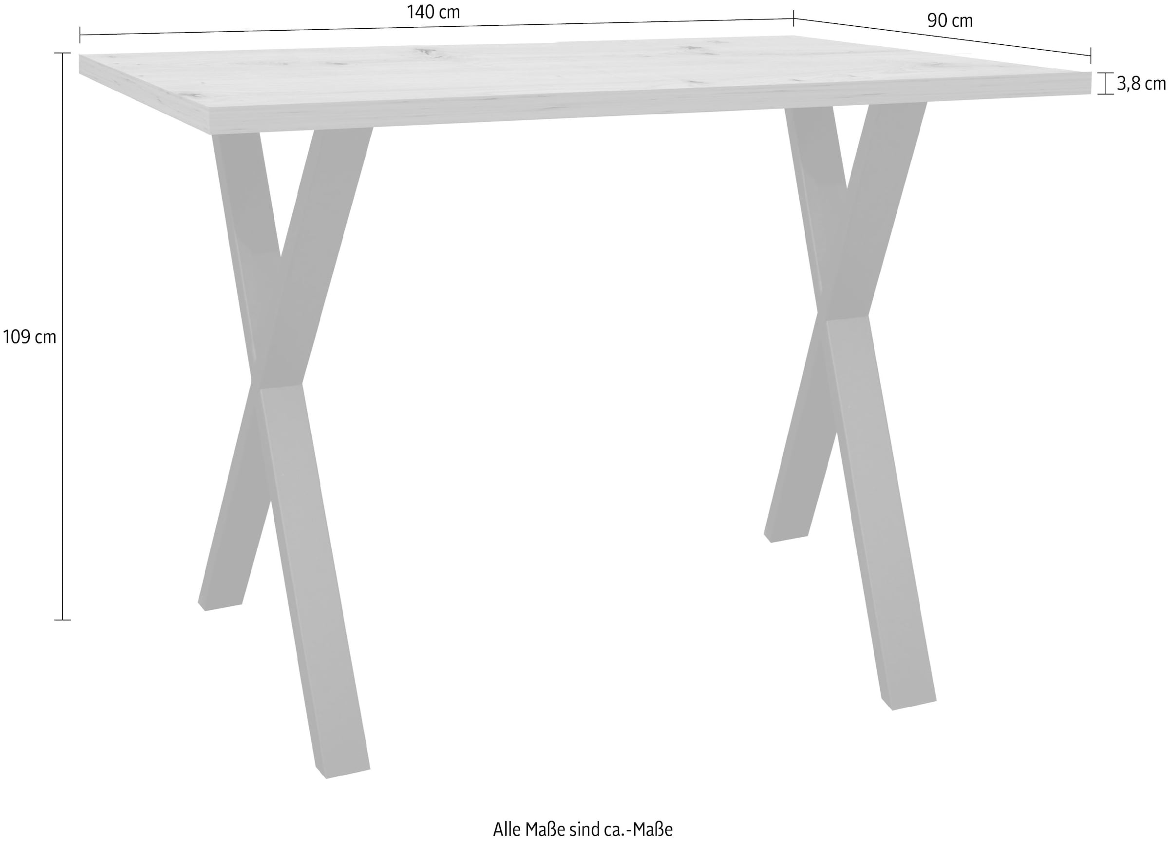 Mäusbacher Tresentisch »Bartresentisch Metall« Bartresentisch Metallgestell, Höhe 109 cm