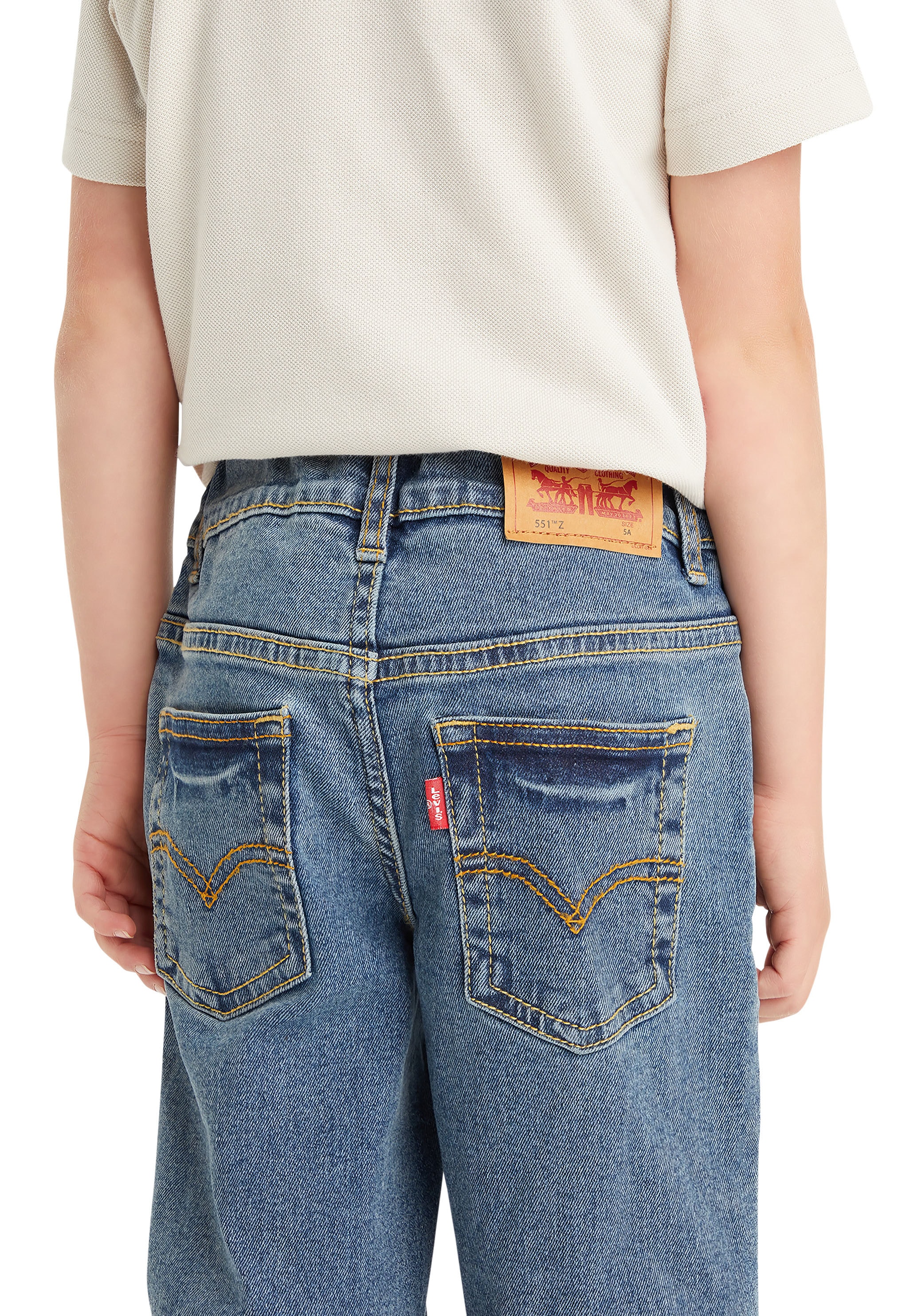Levi's® Kids Straight-Jeans »LVB 551Z AUTHENTIC STRGHT JEAN«, for BOYS