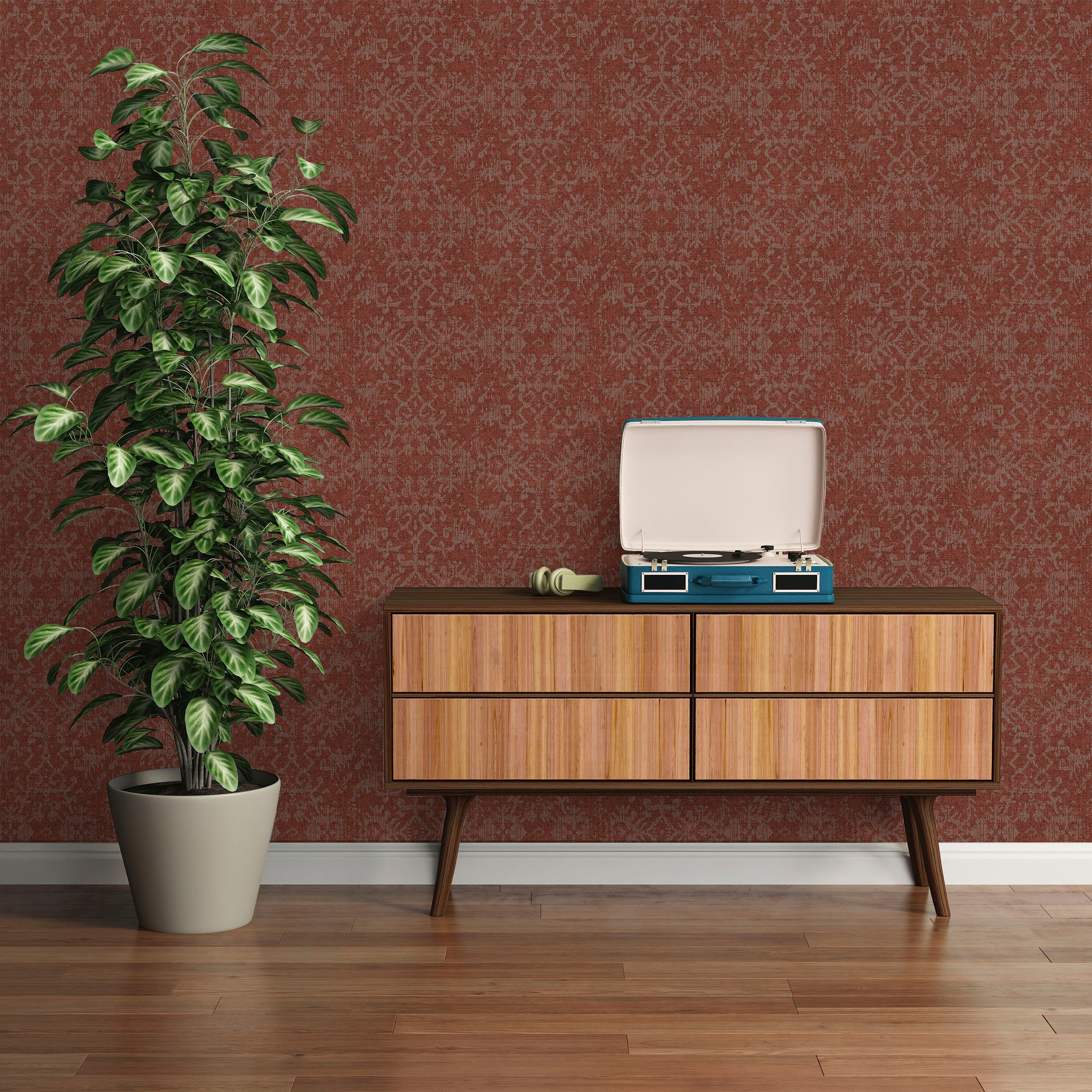 living walls Vliestapete »Desert Lodge«, Ethnomuster-Barock-ornamental, Tapete Ethno Tapeten Wohnzimmer Schlafzimmer Küche modern Design Optik