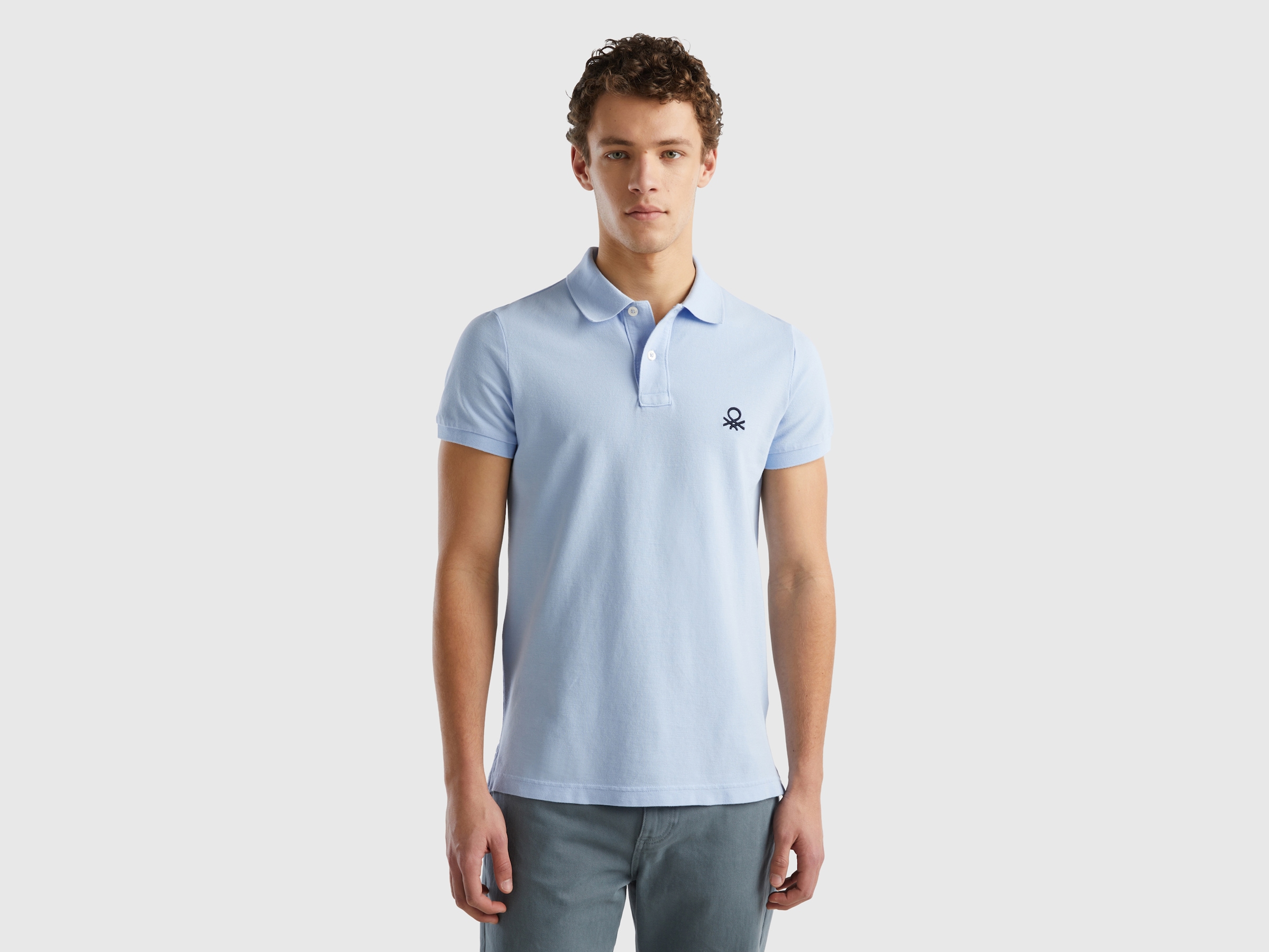 United Colors of Benetton Poloshirt, mit großem Label-Badge
