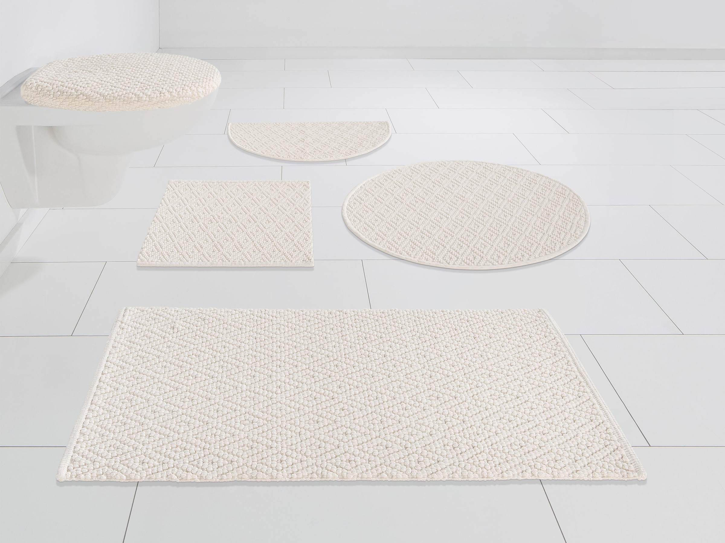 my home Badematte »Numan, Badvorleger, Badezimmer Teppich«, strapazierfähig günstig online kaufen