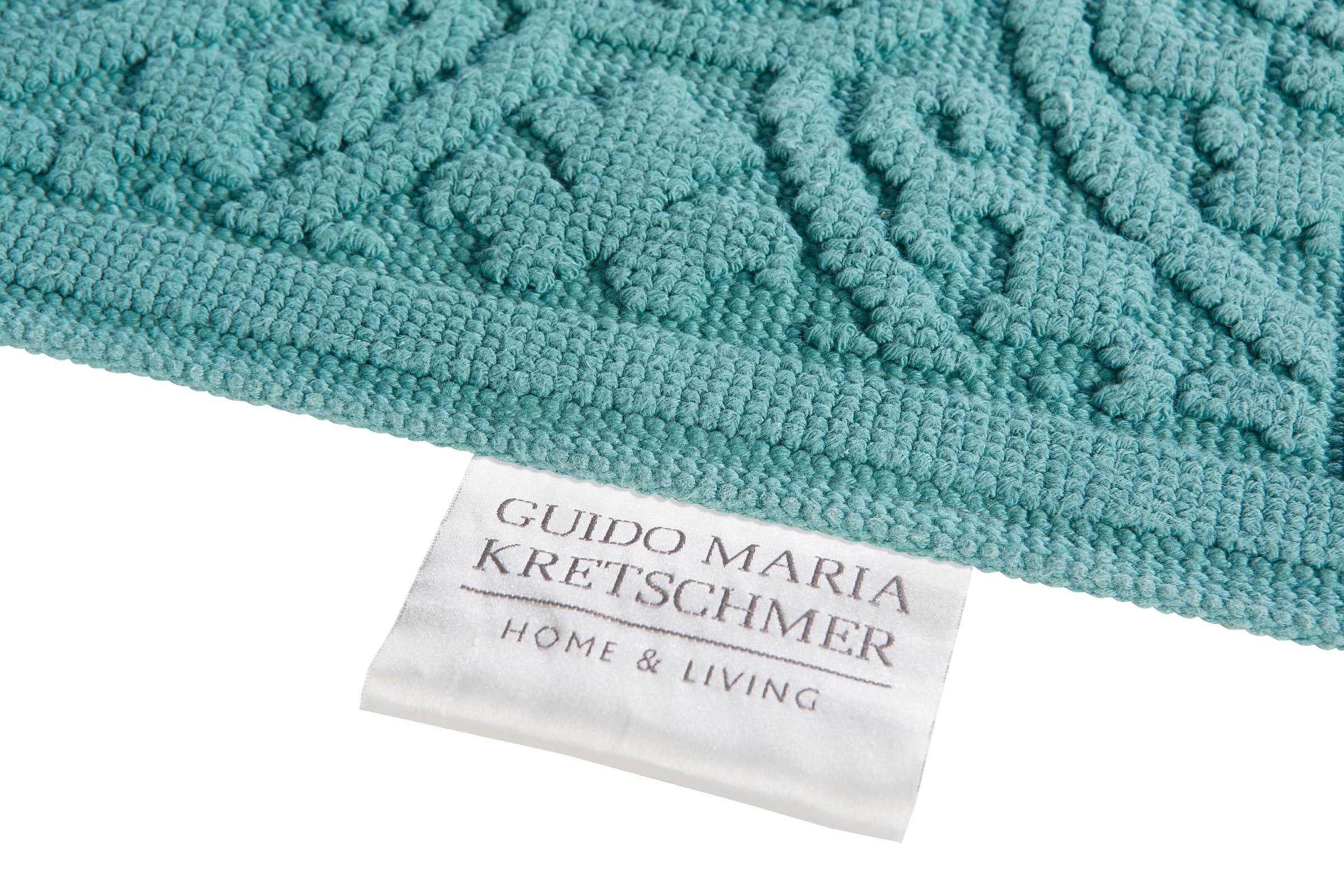 Guido Maria Kretschmer Home&Living Badematte »Garden Pastels«, rutschhemmend beschichtet, fußbodenheizungsgeeignet-schnell trocknend-strapazierfähig, Badteppich, Hoch-Tief-Effekte, auch als 2 tlg. Set erhältlich