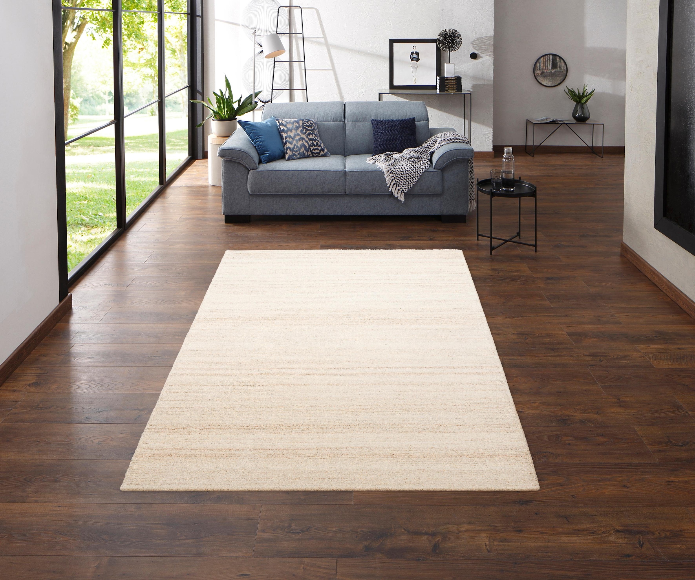 OTTO home Wollteppich »Tarik« rechteckig 18 mm Höhe reine Wolle, Berber Opt günstig online kaufen