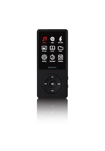 MP4-Player »Xemio-669BK MP4-Player mit großem Display Akku 8GB«, (8 GB)