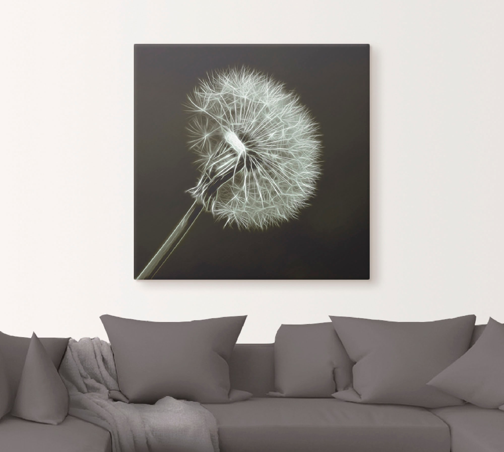 Artland Wandbild »Pusteblume« Blumen 1 Stk. tlg. auf Holzrahmen gespannt