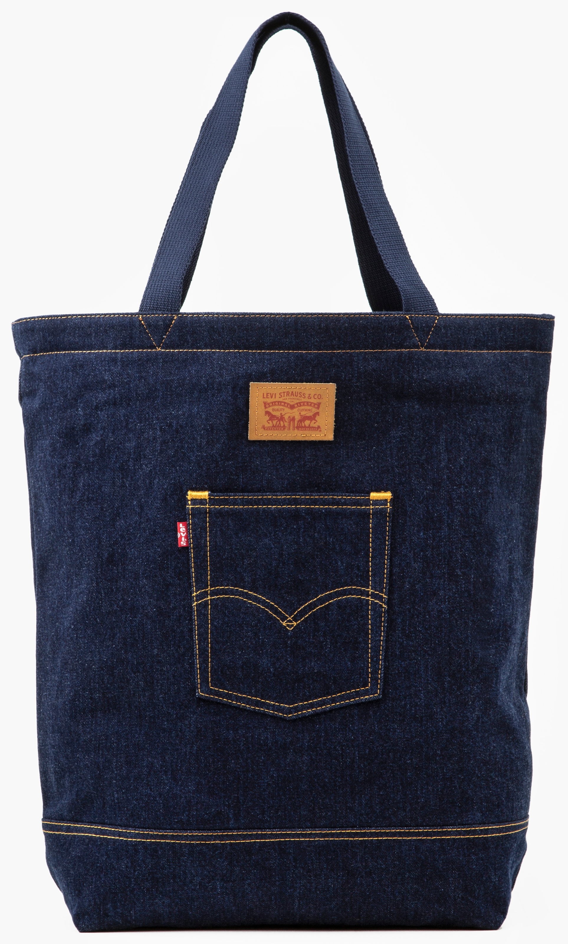 LEVI'S Shopper »THE BACK POCKET TOTE« in modischer Jeans Optik NAVY BLUE