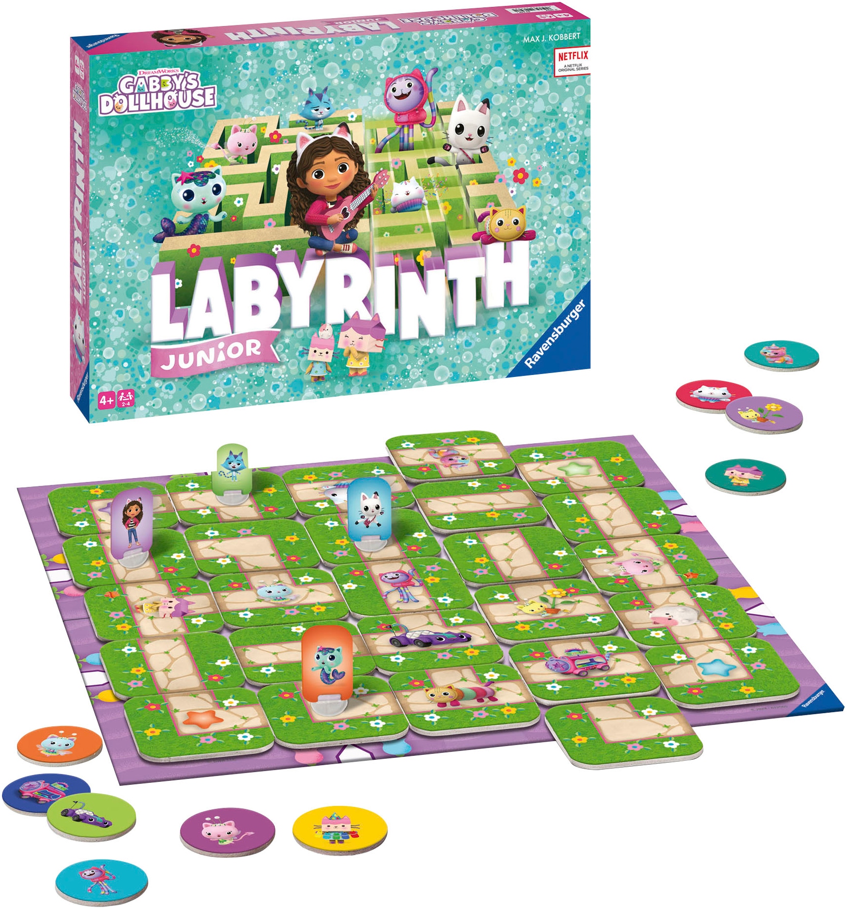 Ravensburger Spiel »Gabby's Dollhouse Junior Labyrinth«, Made in Europe