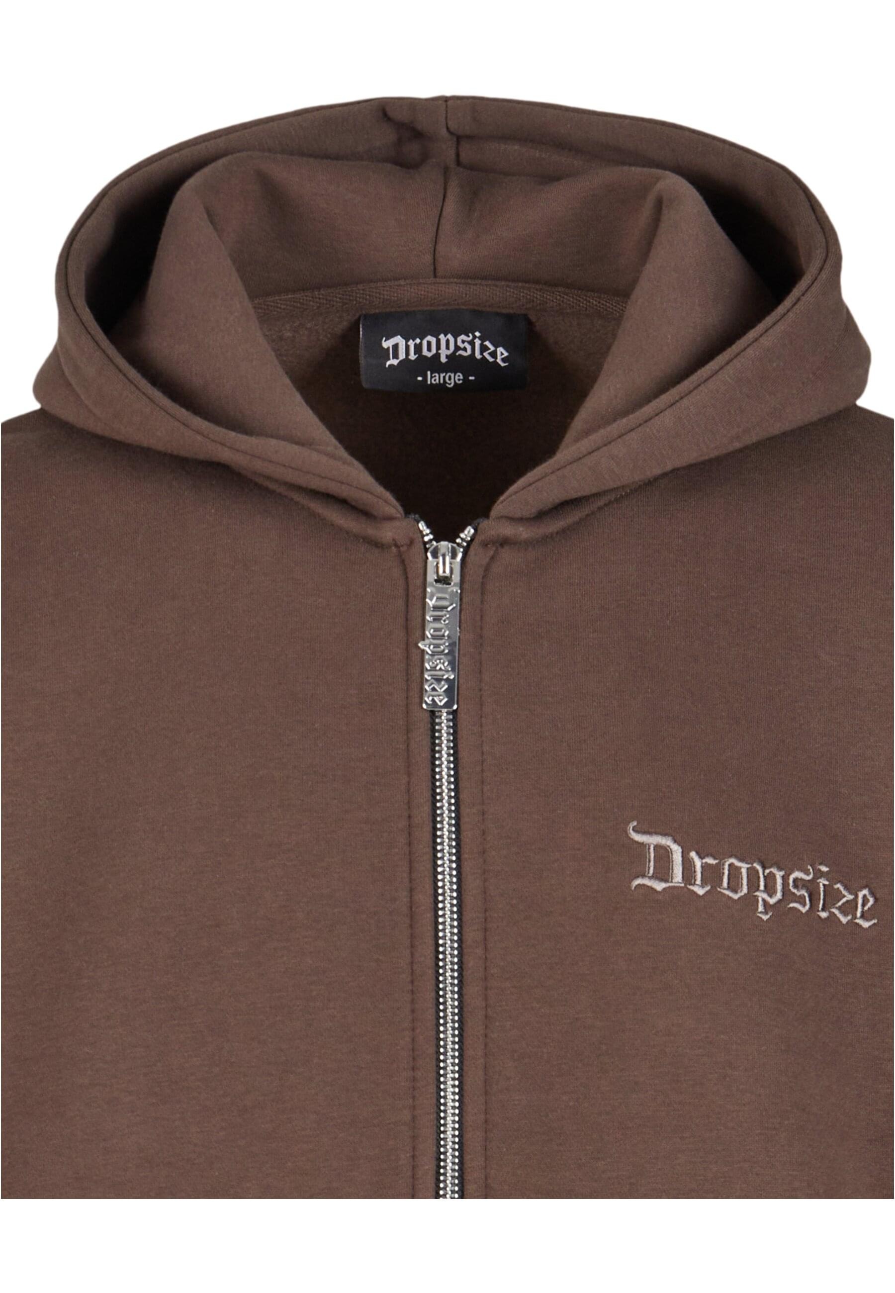 Dropsize Sweatjacke »Dropsize Herren Super Heavy Oversized Zip-Hoodie«