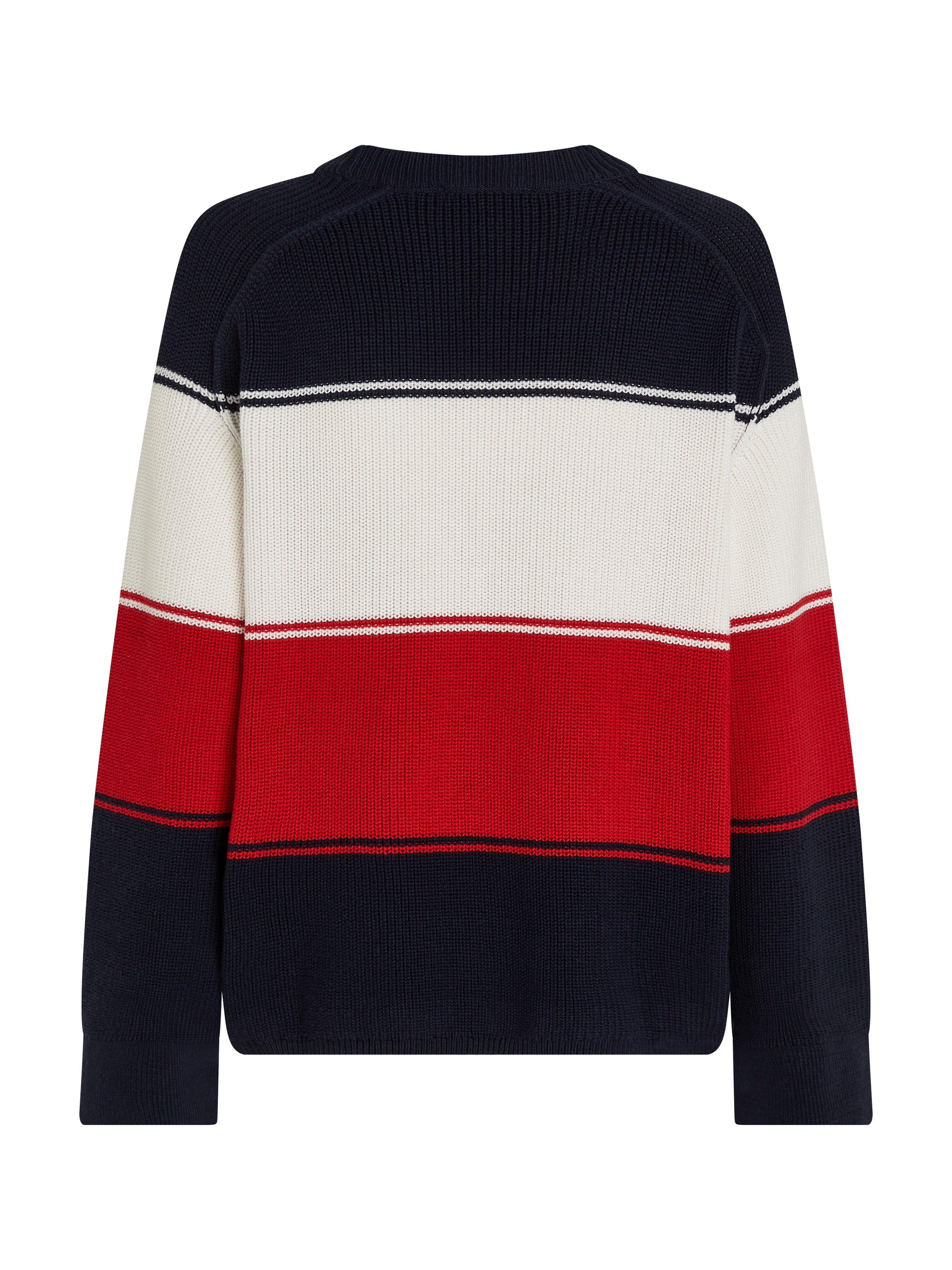 Tommy Hilfiger Rundhalspullover, (Global Serie TH WOMEN), mit Logostickerei