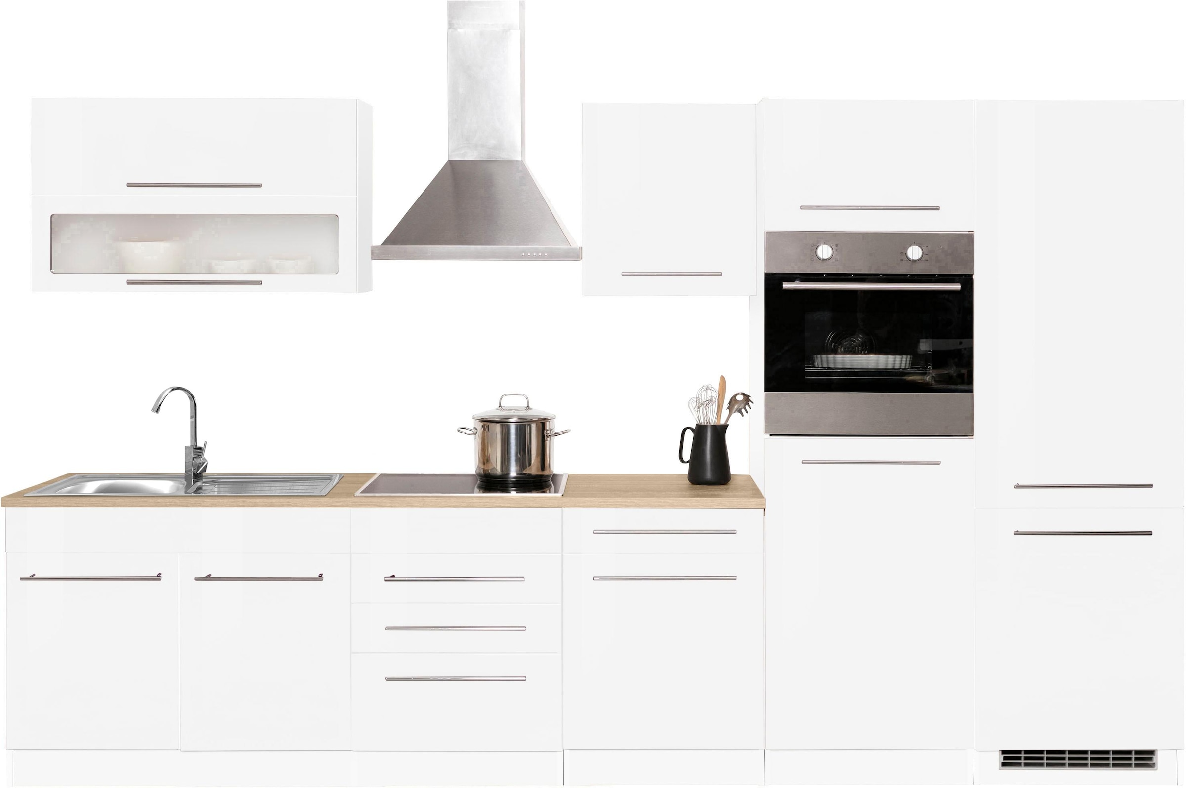 KOCHSTATION Küchenzeile "KS-Eton", ohne E-Geräte, Breite 330 cm günstig online kaufen