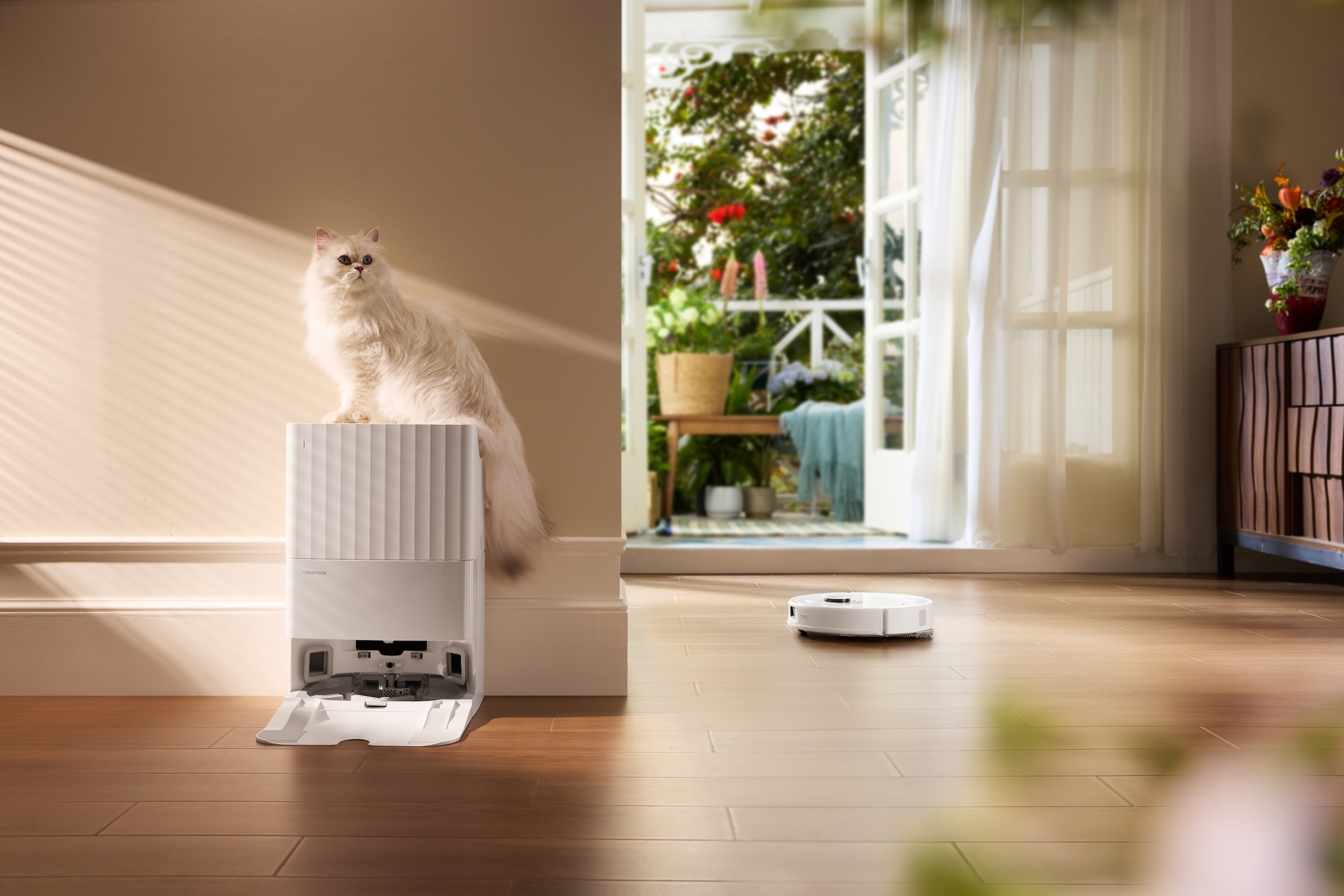 Roborock Saugroboter »Roborock QR 598 mit Wischfunktion  E11-Filter im Roboter« Moppreinigung mit 0,95 Rate, Trocknung mit kühler Luft