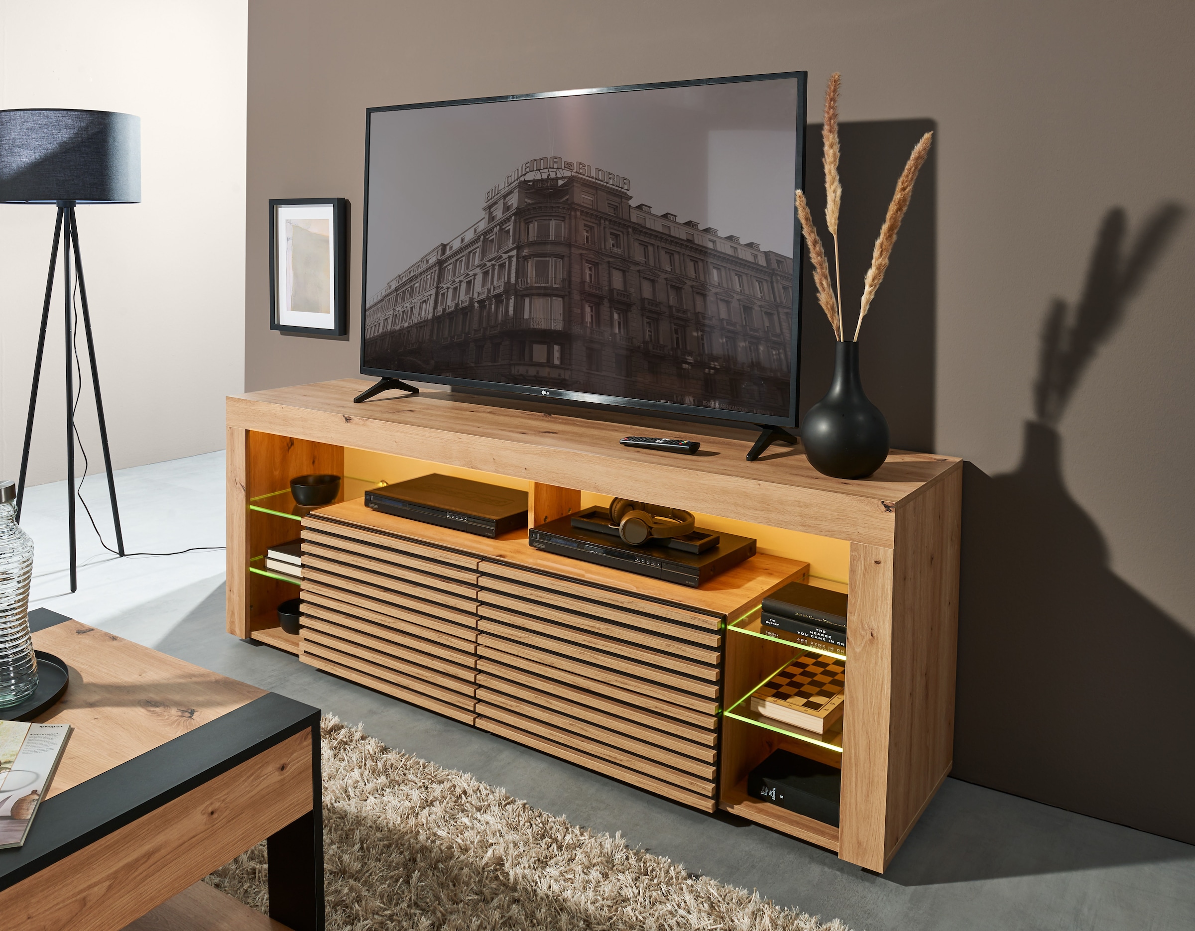 Stolkom TV-Schrank »Goal TV Lowboard, B/H/T 179x67x 44 cm« 1 Stk. tlg. %RESET$