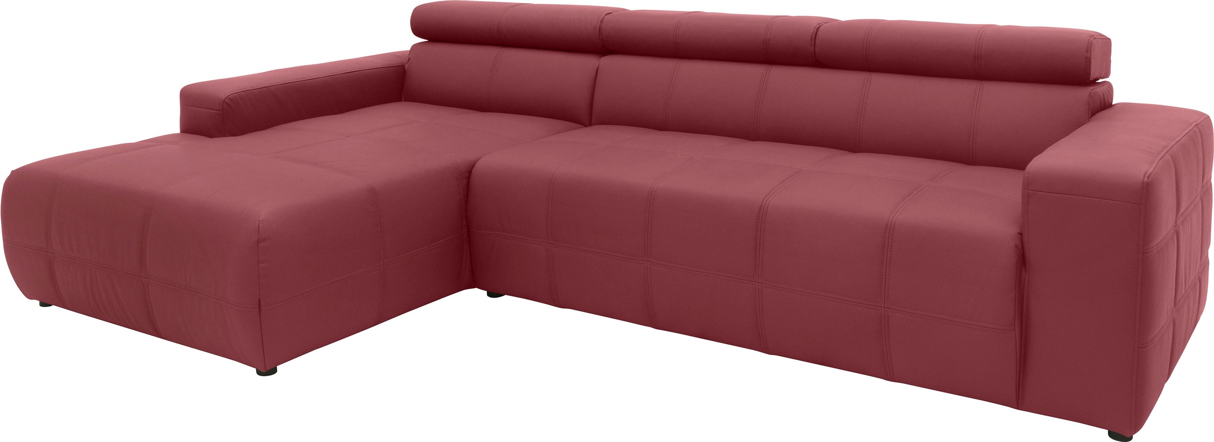 DOMO collection Ecksofa »Brandon B/T/H: 289/177/80 cm, whlw. mit Sitztiefen günstig online kaufen