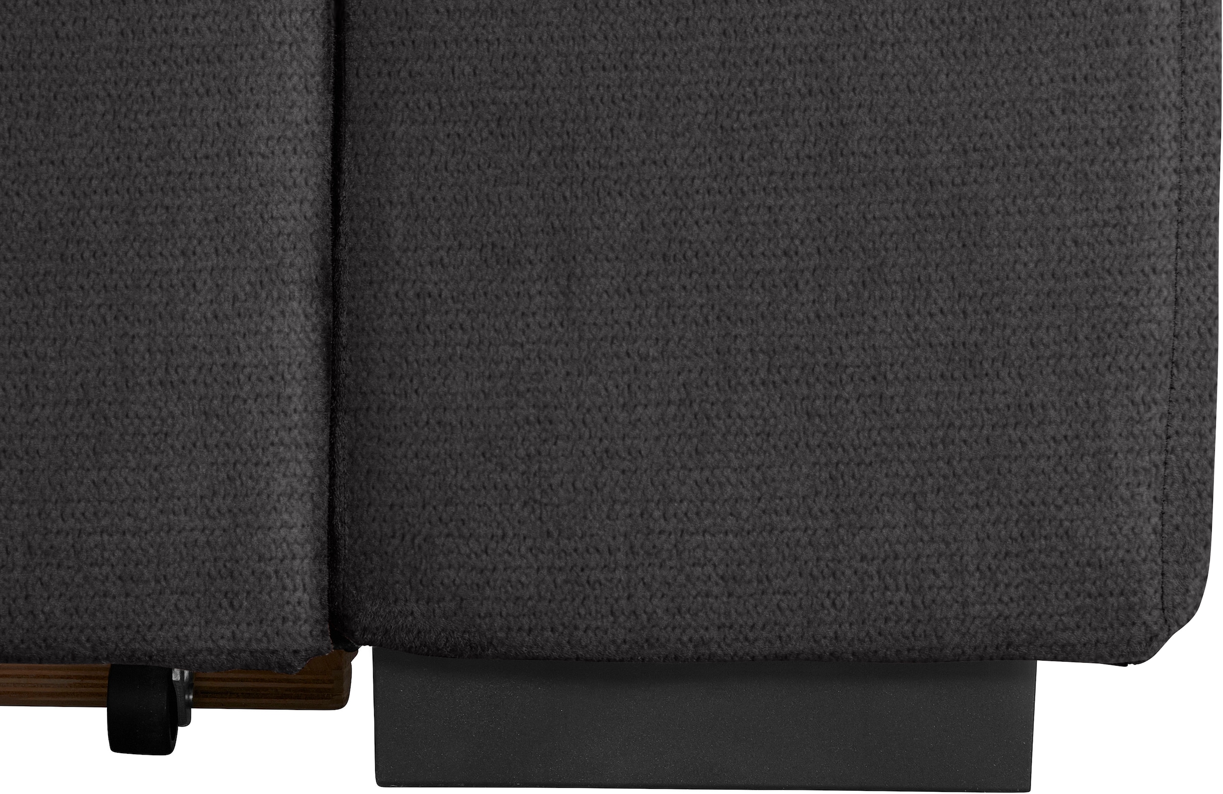 COTTA Ecksofa »Lola L-Form mit Kopfteilfunktion & Hocker«, (Set, mit Hocker), wahlweise mit Bettfunktion, Bettkasten & Armteilverstellung