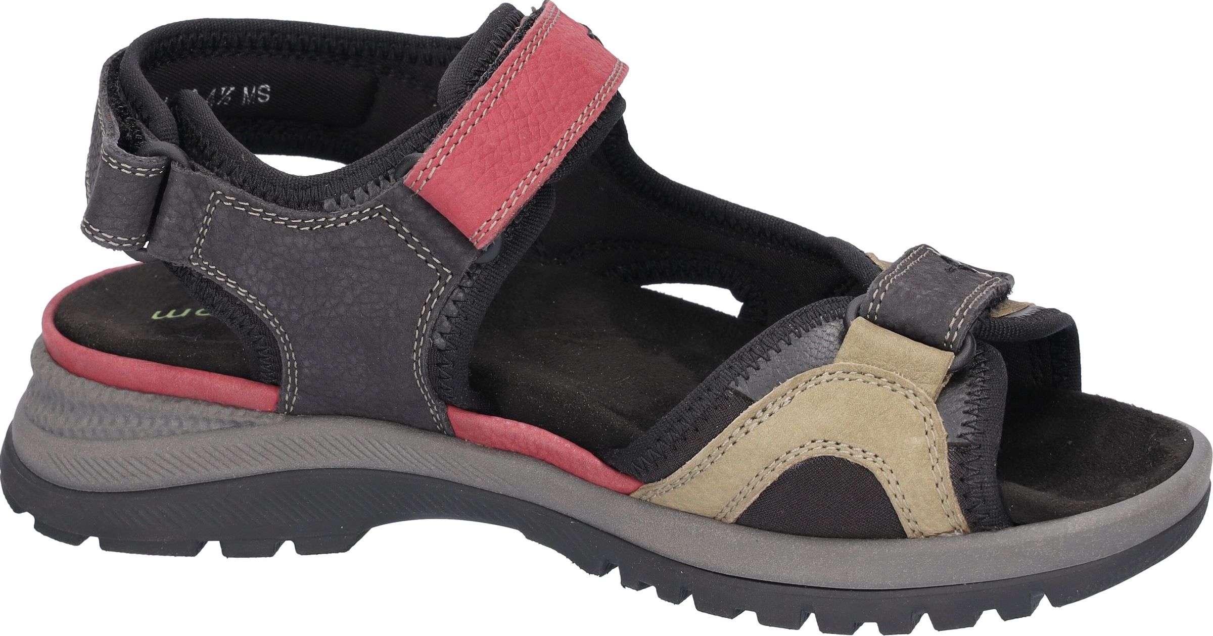 Waldläufer Trekkingsandale »H-Sora«, Outdoorschuh, Sommerschuh, Keilabsatz, in bequemer Schuhweite H