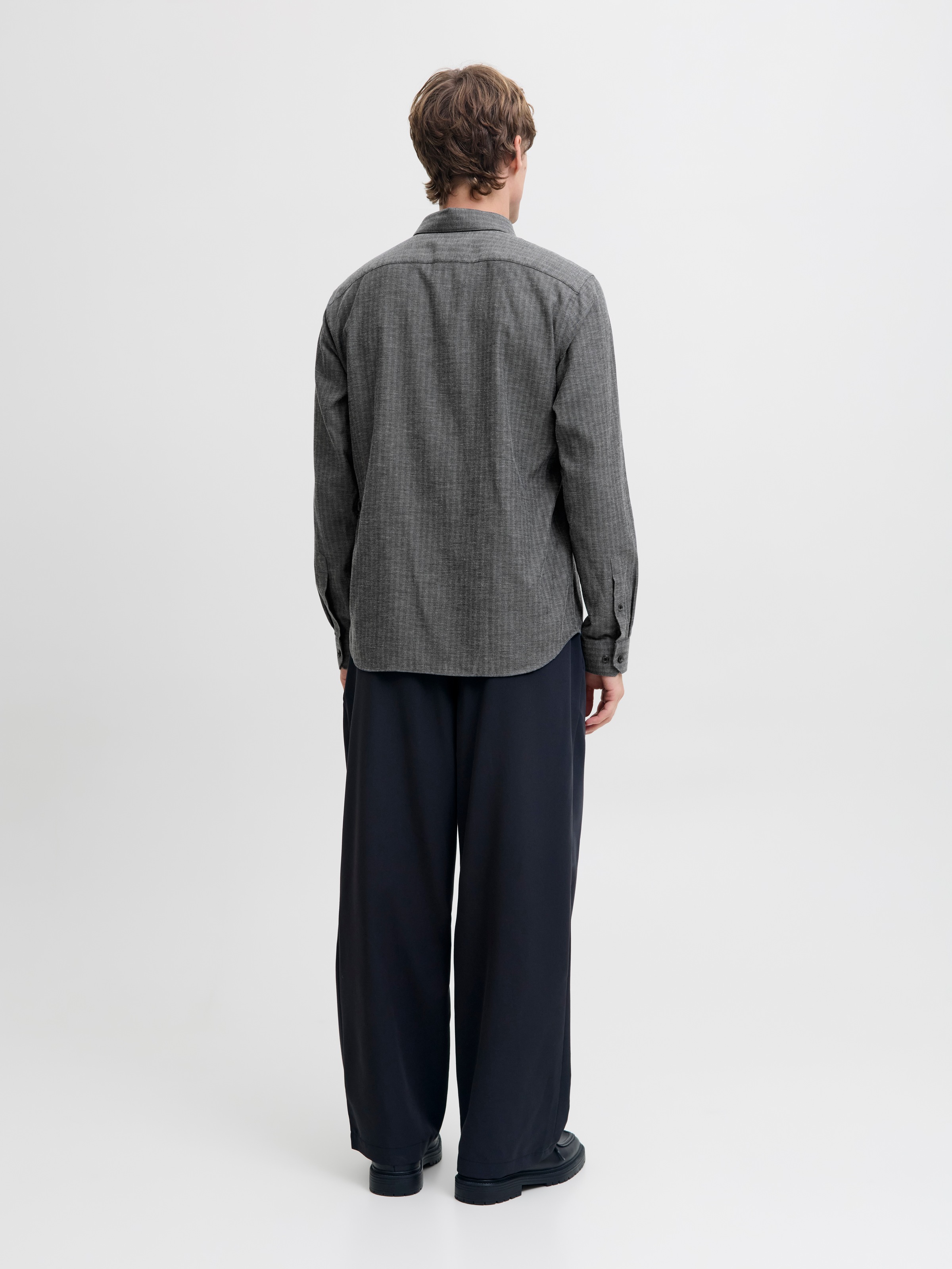 Jack & Jones Langarmhemd »JPRBLAPARKER MELANGE L/S SHIRT BF«