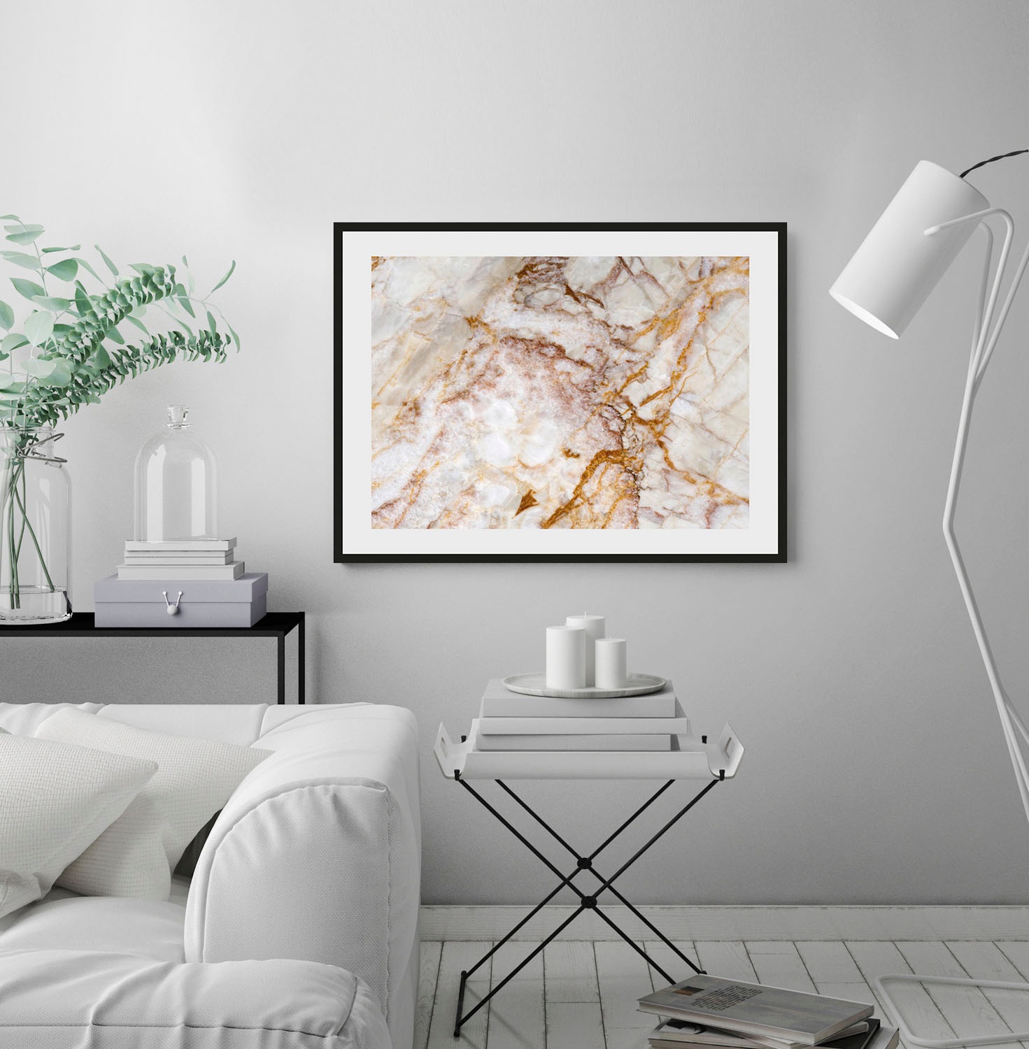 queence Bild »Christopher«, Abstrakt-Marmor-Kunst-Gemälde, (1 St.), HD Prem günstig online kaufen